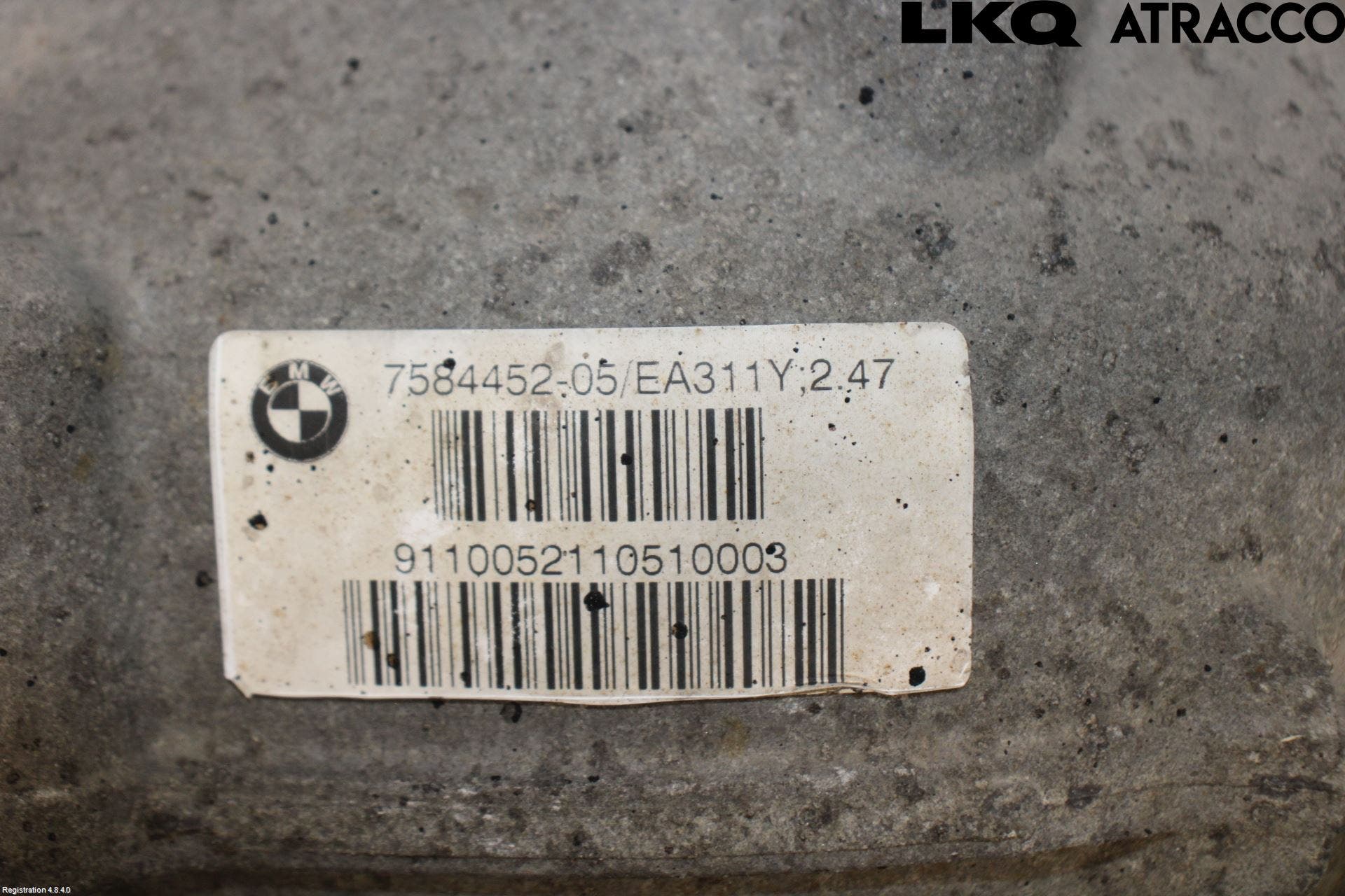 BMW 5 F10/F11/F18 09-17 Bakväxel-Diff