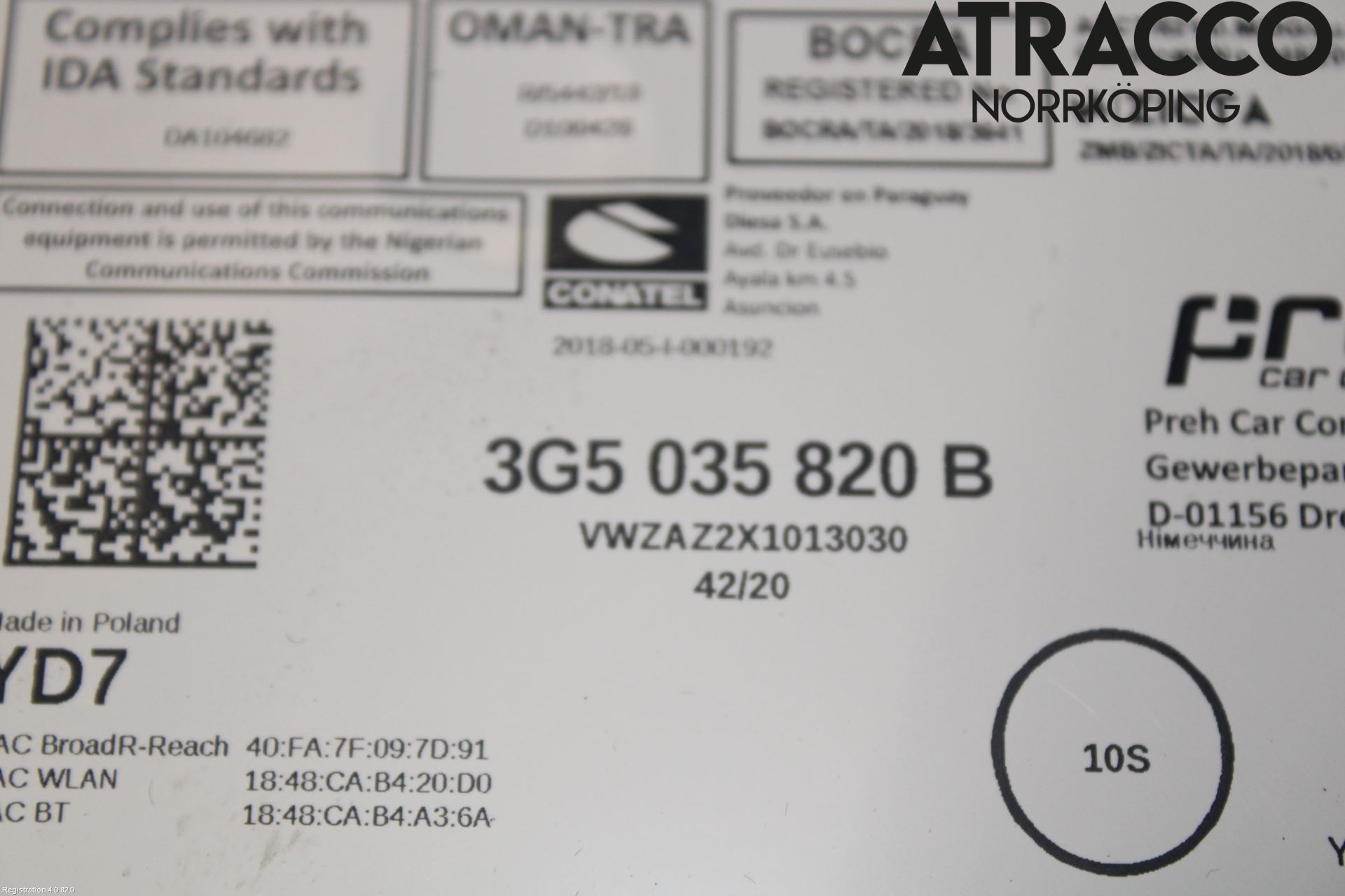 Volkswagen VW PASSAT 20-24 Cd Radio - Multimediapanel