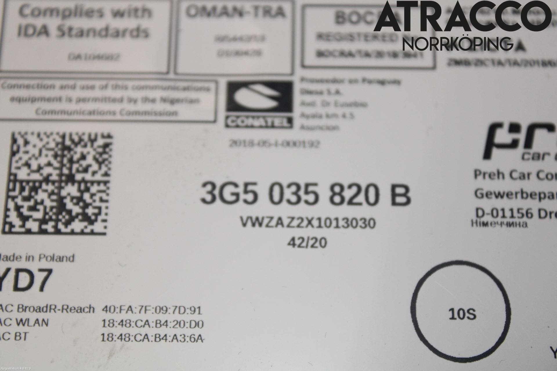 Volkswagen VW PASSAT 20-24 Cd Radio - Multimediapanel