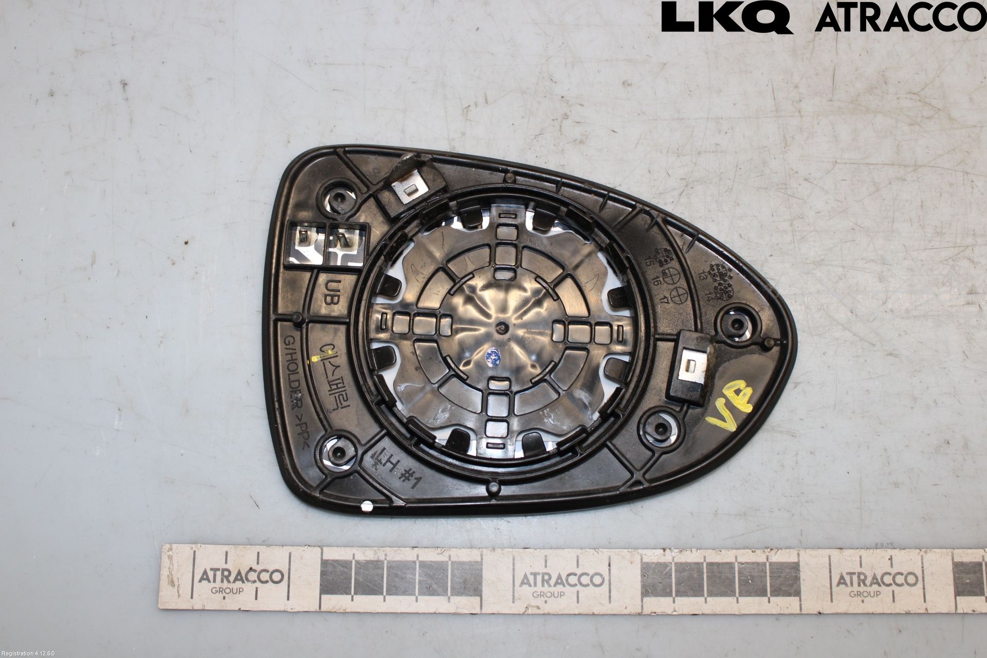 Kia RIO 12-16 Spegelglas Vä