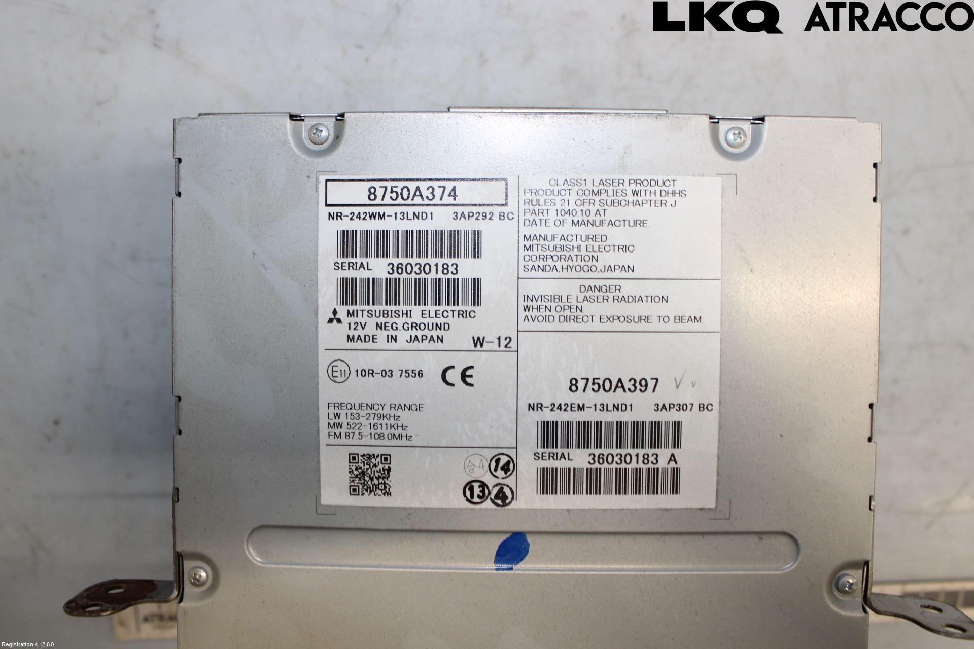Mitsubishi OUTLANDER 13-21 Cd Radio - Multimediapanel
