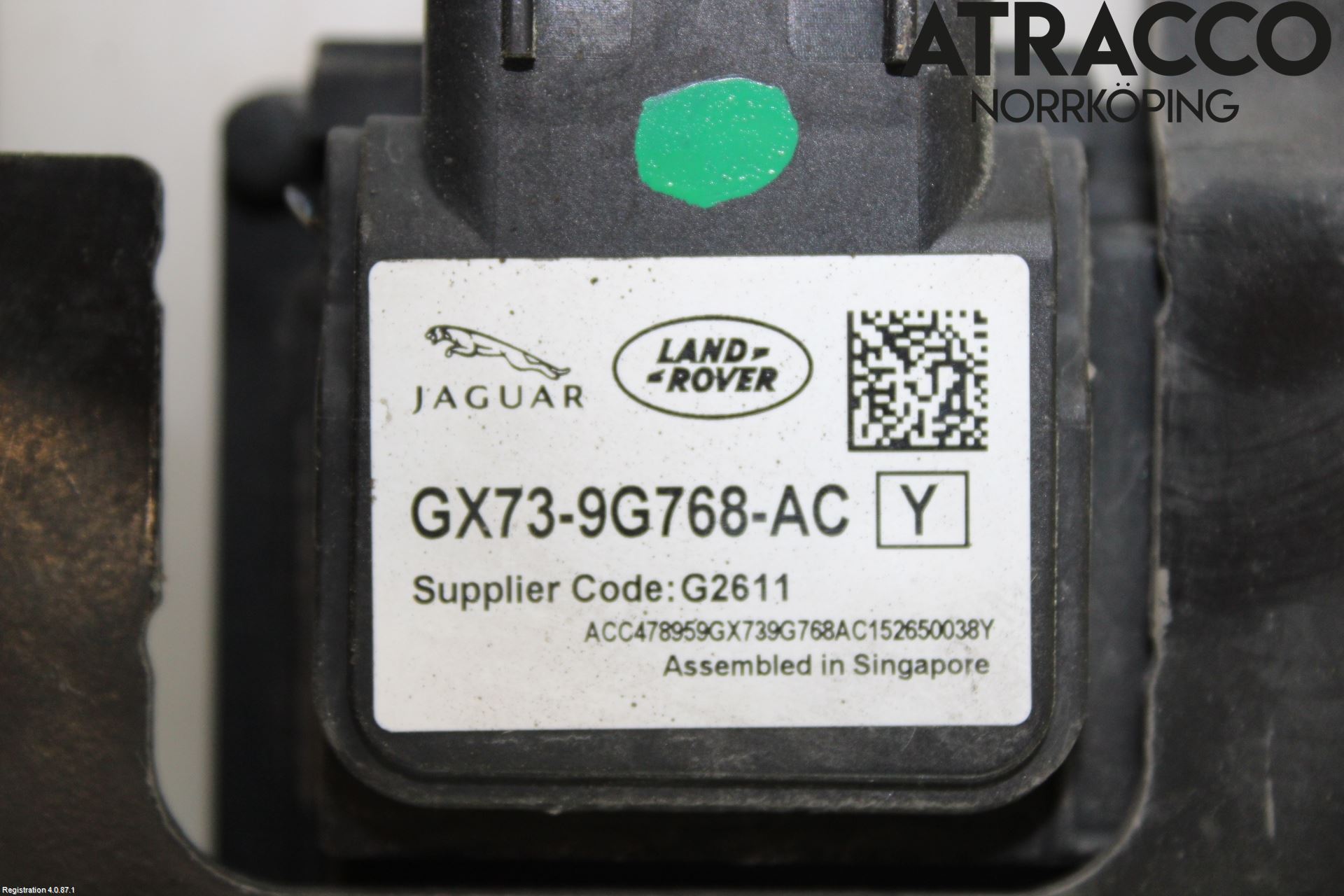 Jaguar XE (X760) 15-24 Sensor Aktivt Kollisionsskydd