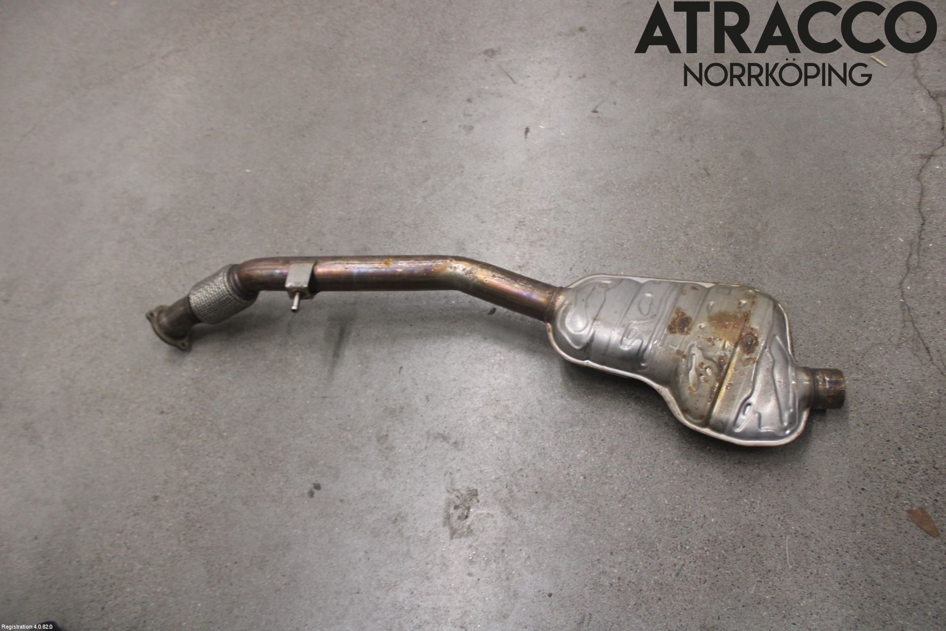Audi Q5/SQ5 17- Avgas Främre Rör
