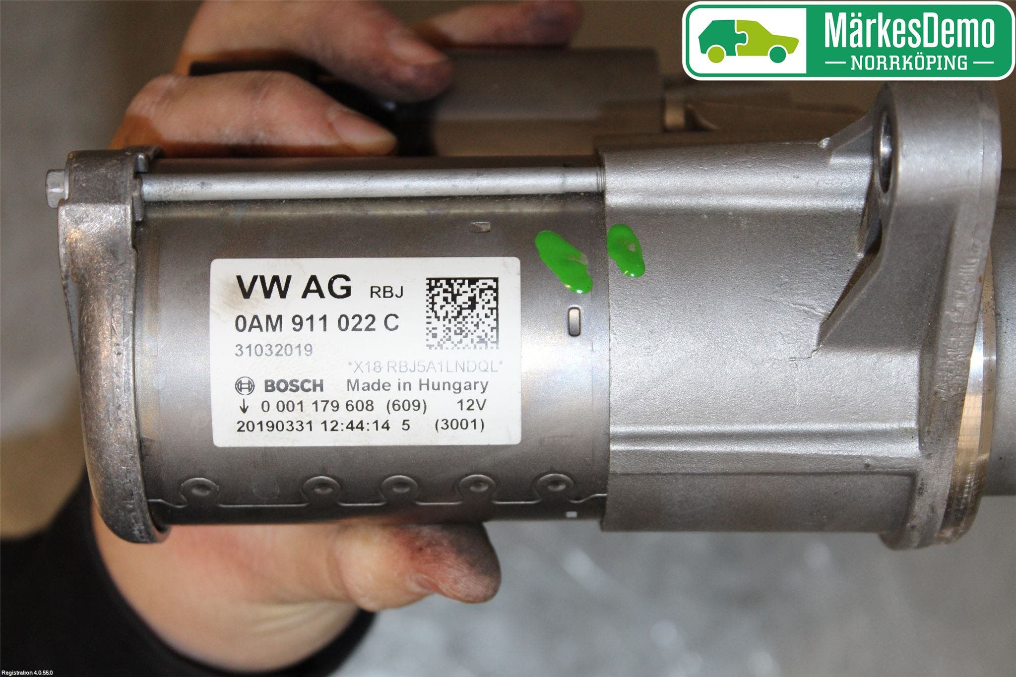 Volkswagen VW GOLF / E-GOLF VII 13-20 Startmotor