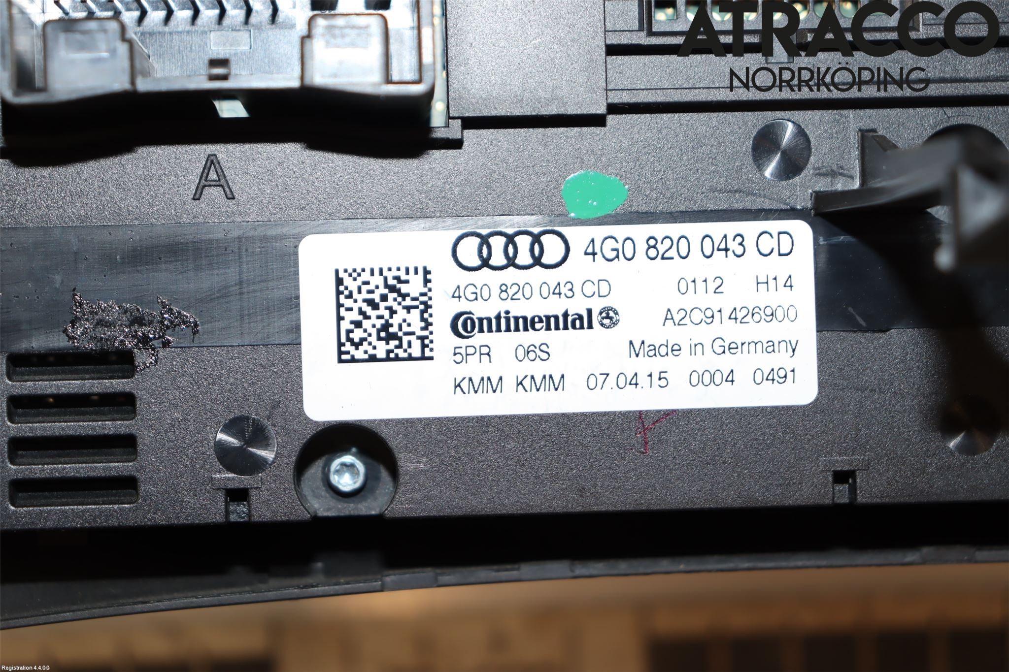 Audi A6 ALLROAD 12-18 Värmereglage