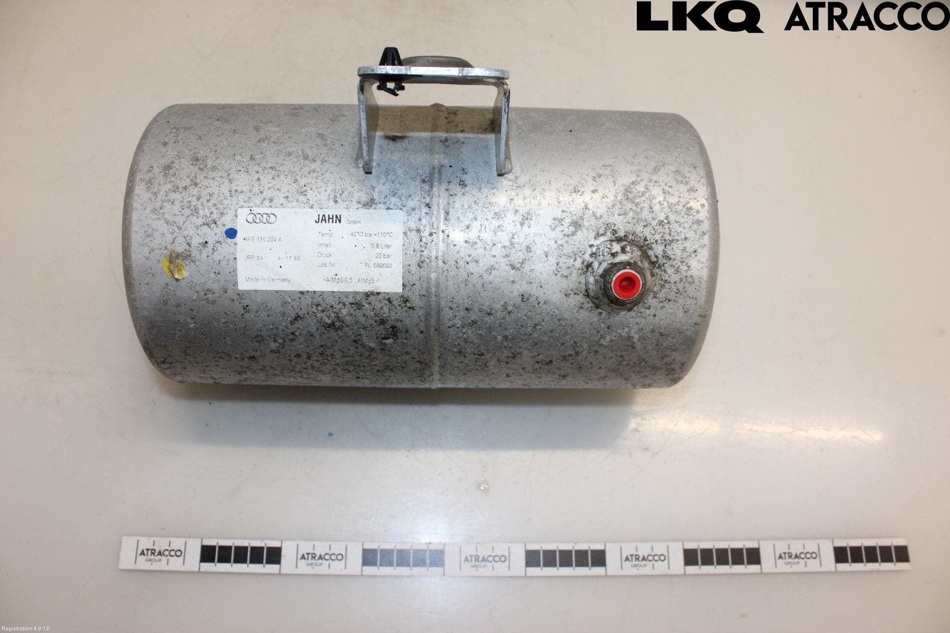 Audi E-TRON, S GE 19- Nivå/Luftförändring Trycktank