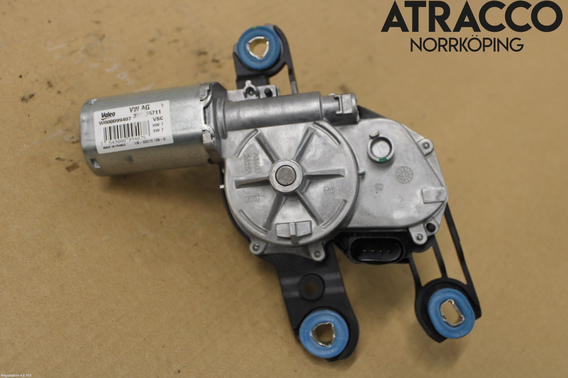 Skoda SUPERB 16-24 Torkarmotor Baklucka