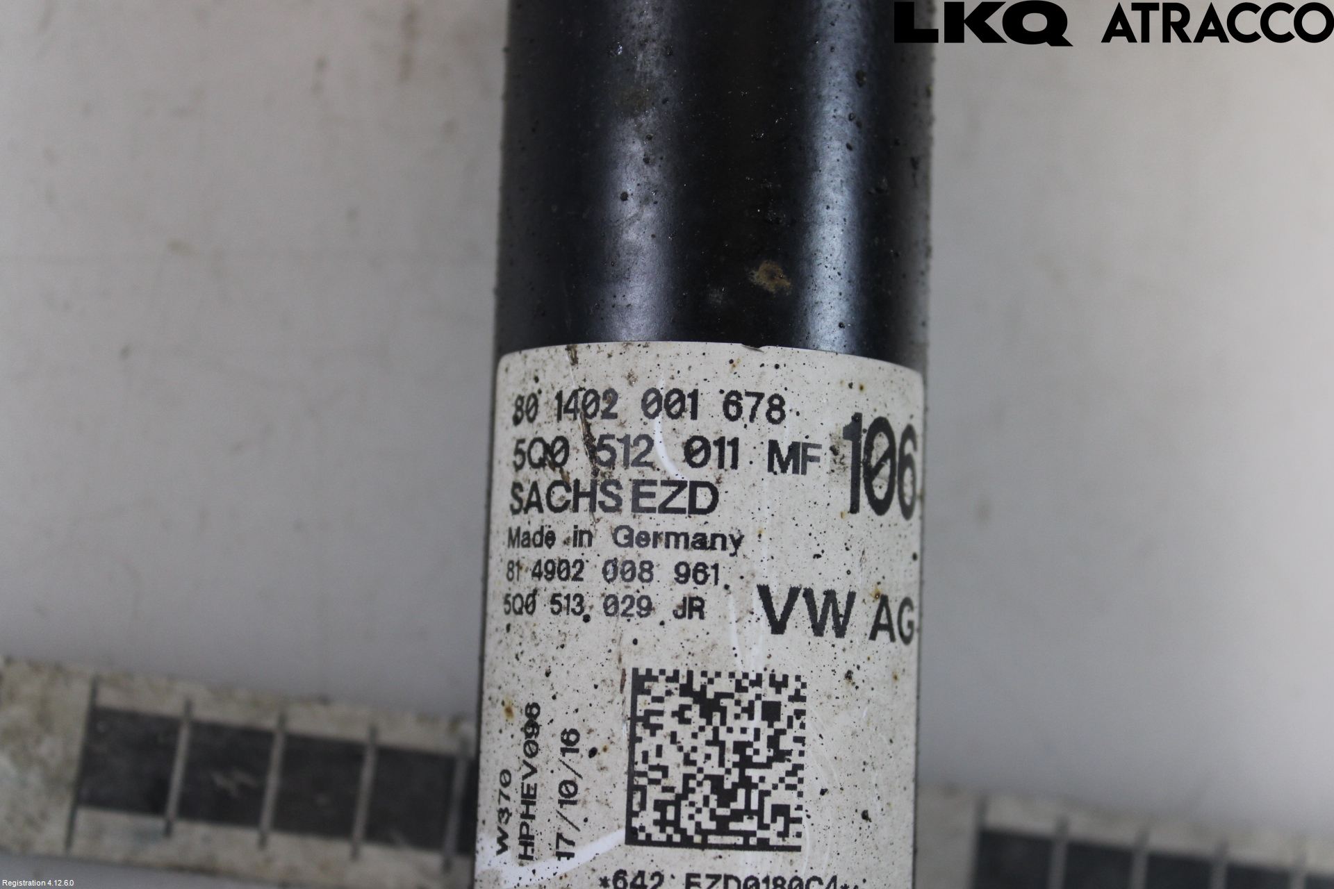 Volkswagen VW GOLF / E-GOLF VII 13-20 Stötdämpare Bak
