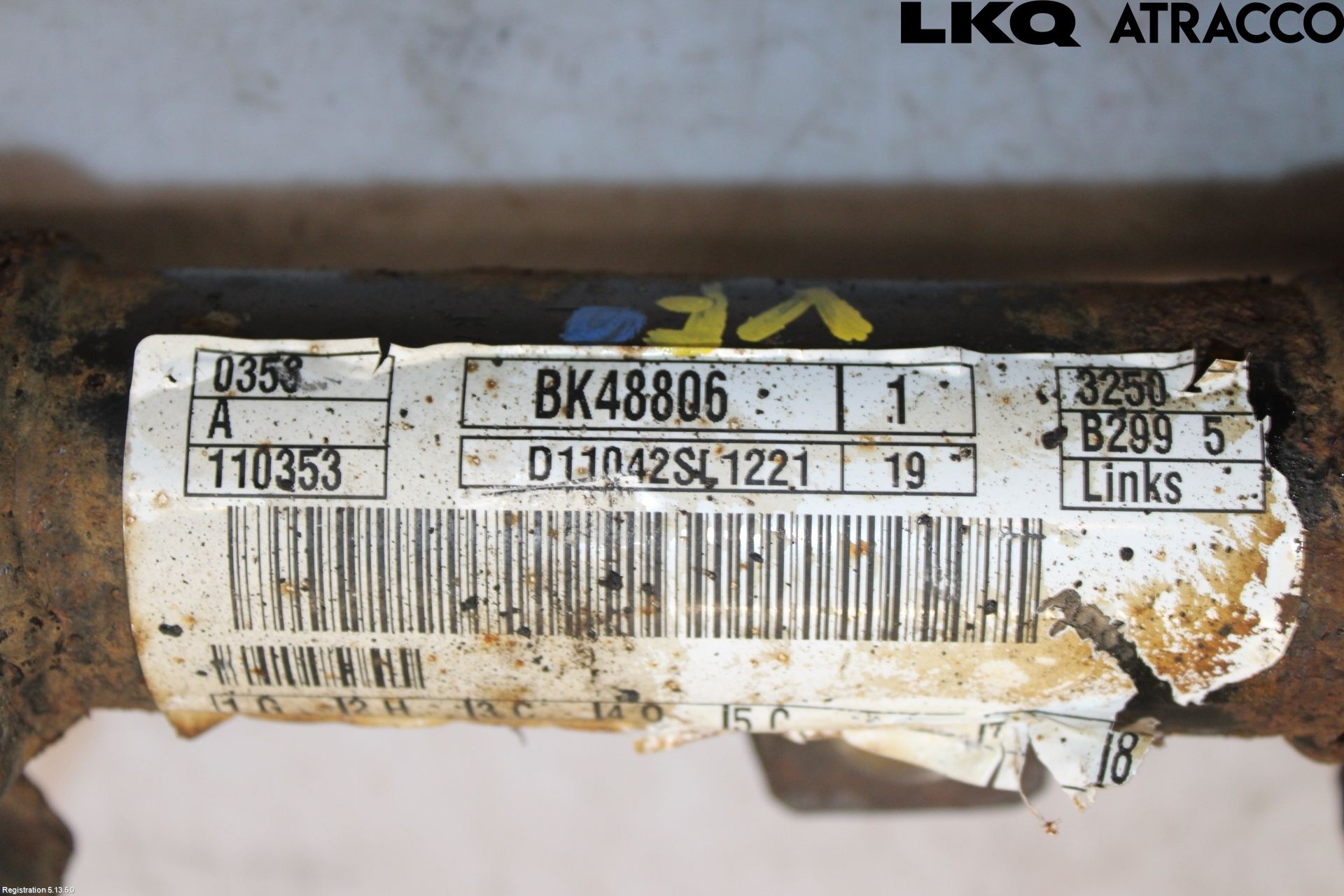 Ford FIESTA 09-12 Fjäderben Fram Vänster