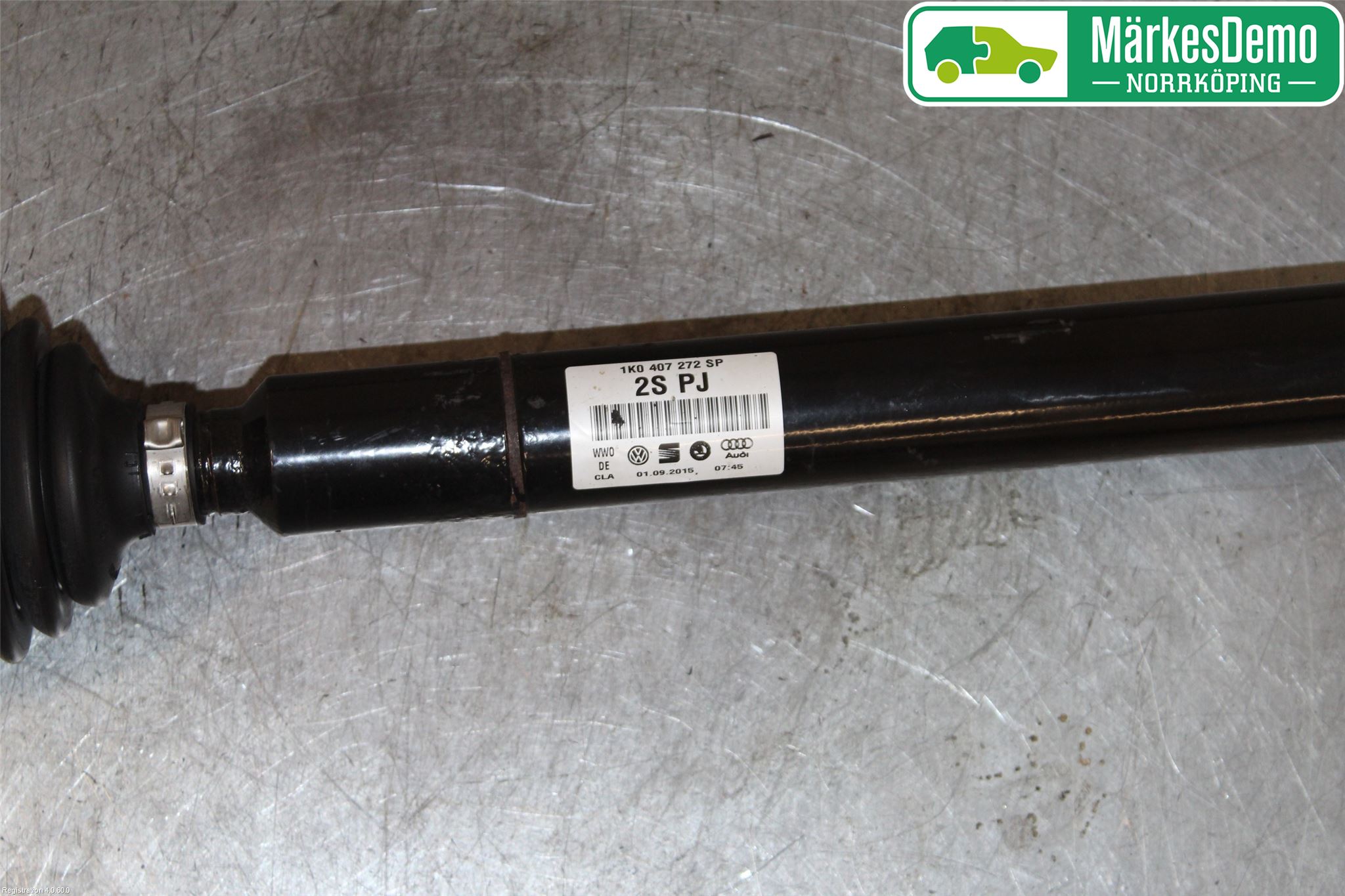 Volkswagen VW GOLF / E-GOLF VII 13-20 Drivaxel Fram Höger