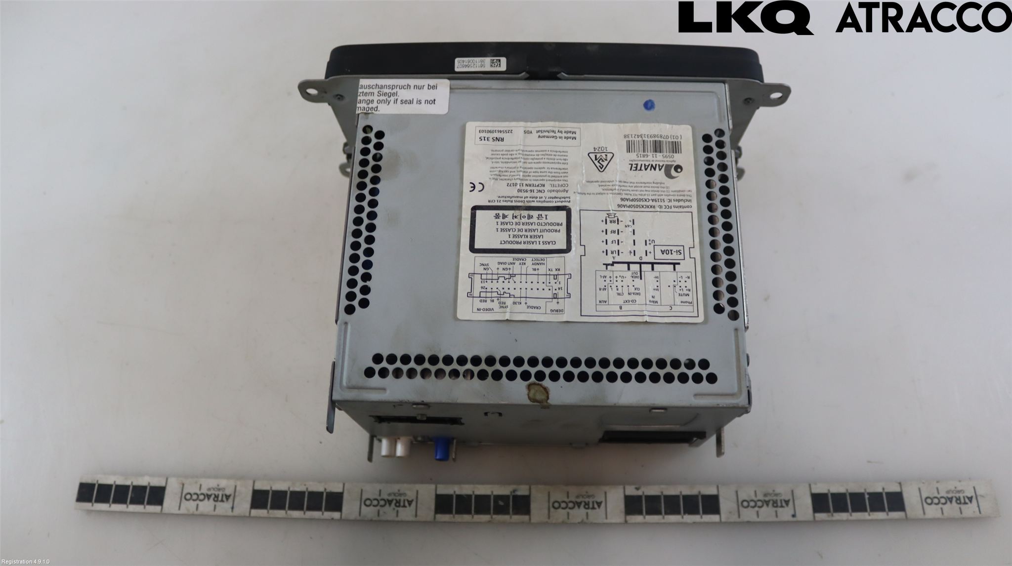 Volkswagen VW AMAROK 2H 10-22 Cd Radio - Multimediapanel