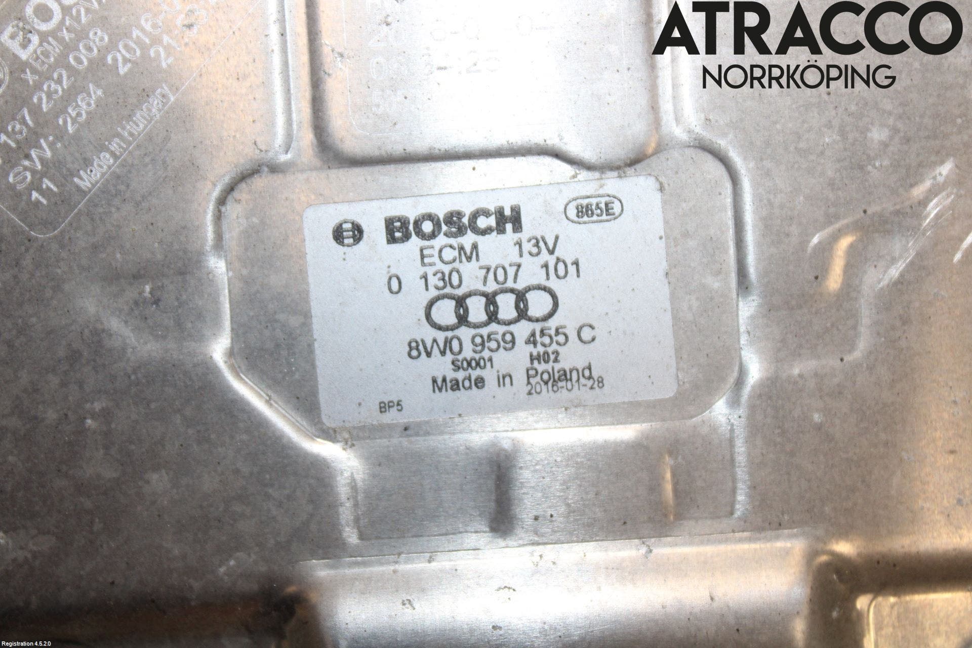 Audi A4/S4 B9 16-19 Kylfläkt El