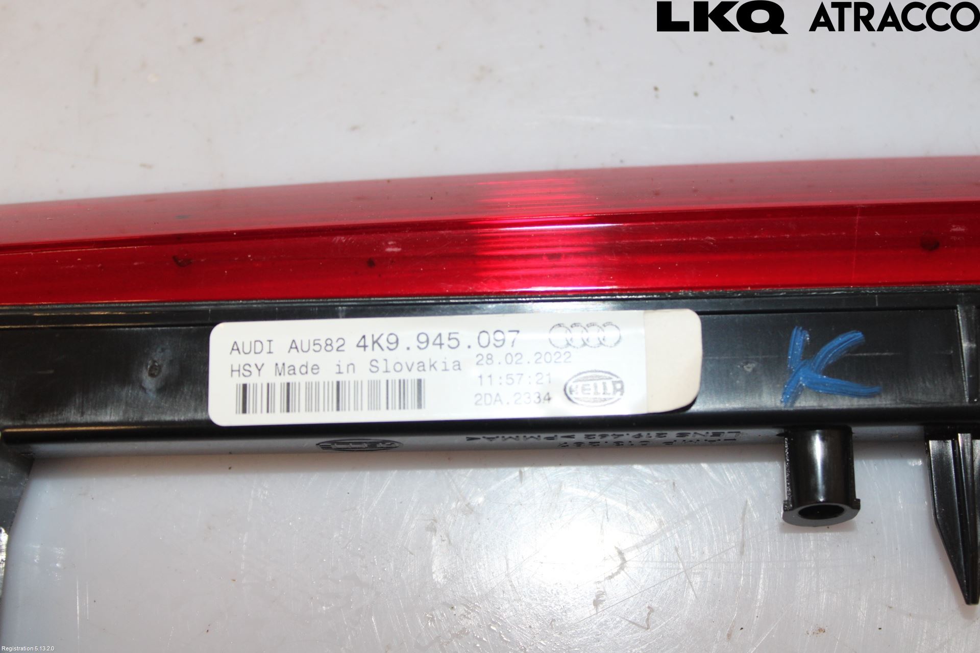Audi A6 F2/C8 19- Bromsljus Bakruta
