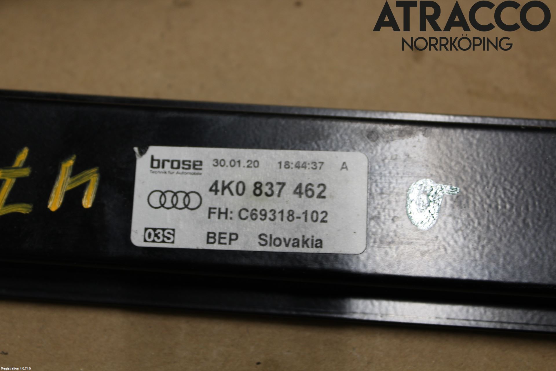 Audi A6 F2/C8 19- Fönsterhiss El Kompl