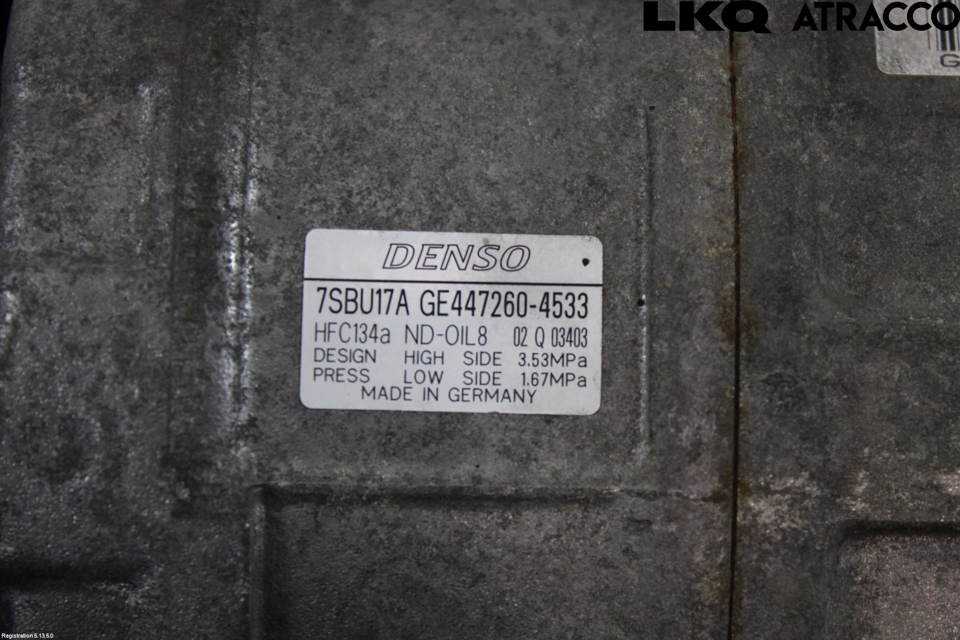 BMW 5 F10/F11/F18 09-17 Ac Kompressor