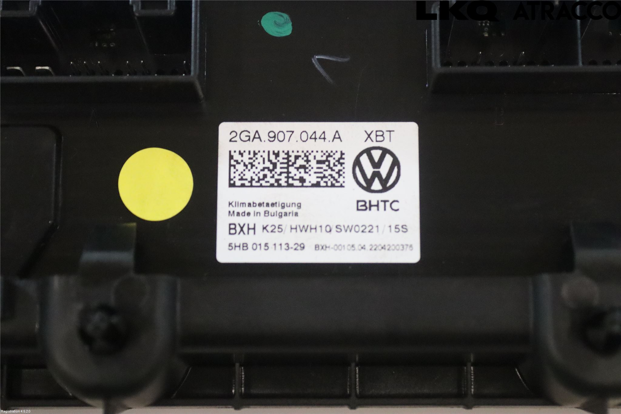 Volkswagen VW T-ROC 18- Värmereglage