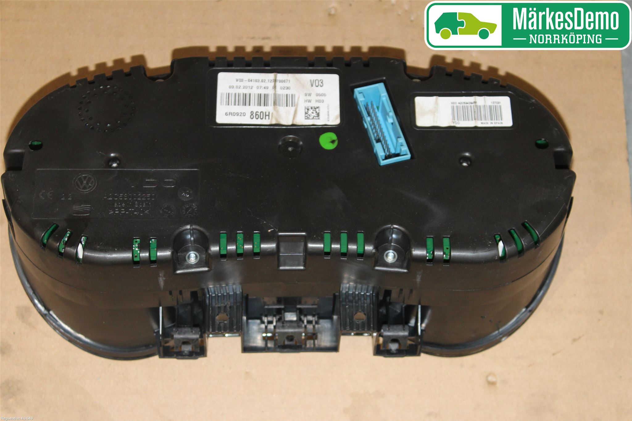 Volkswagen VW POLO 10-17 Instrument Komb