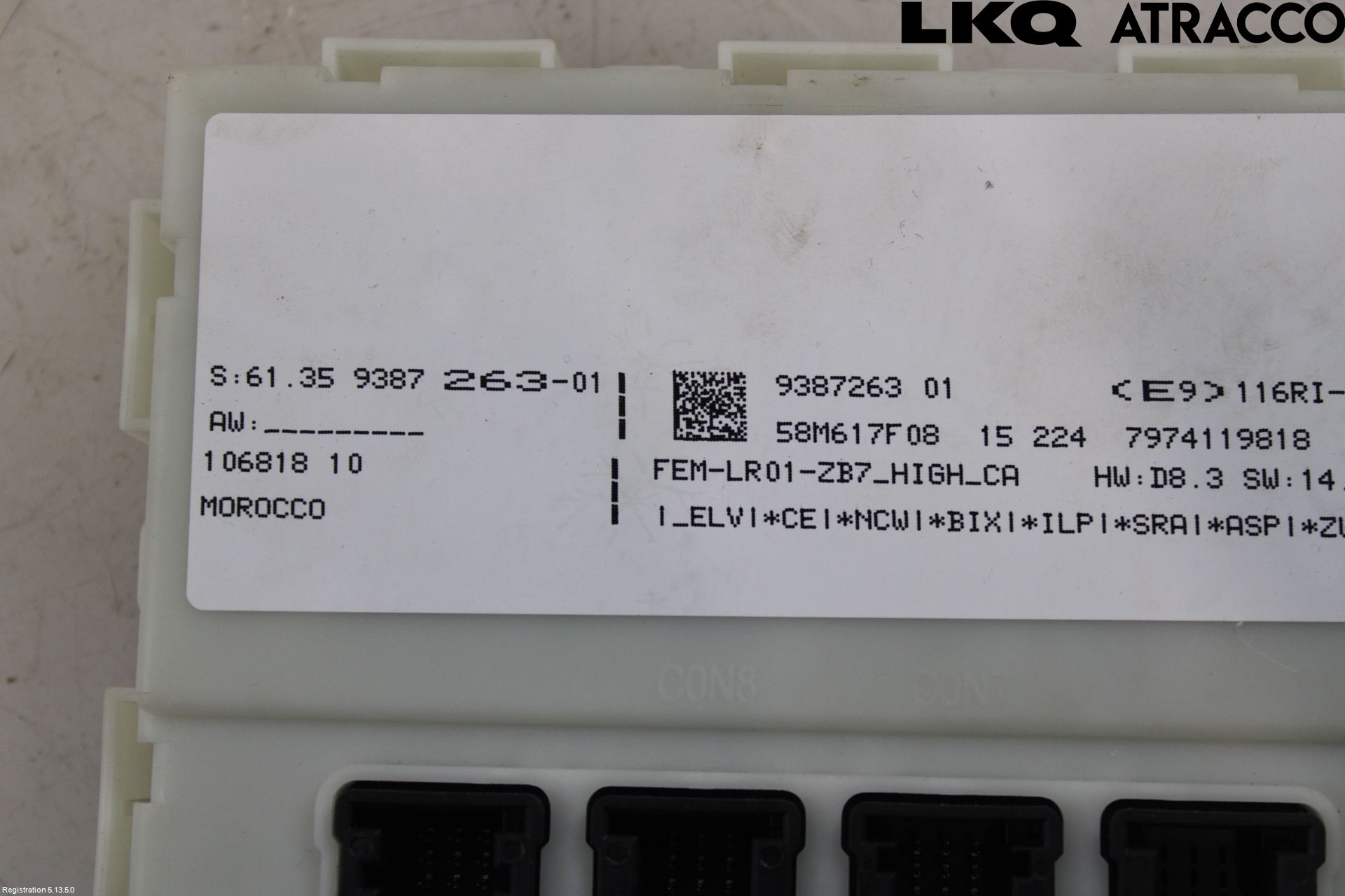 BMW 4 F32/F33/F82/F83 13-20 Säkringsdosa-Elcentral