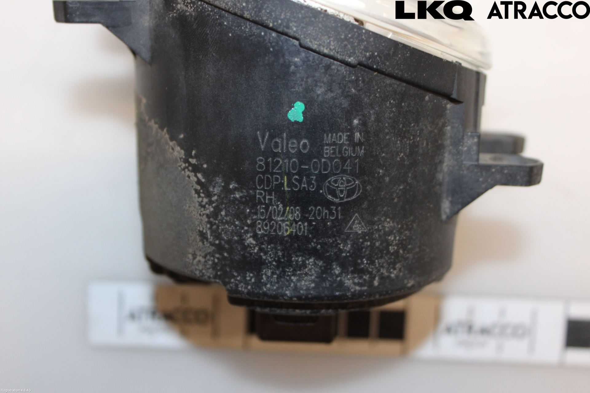 Toyota YARIS XP90 06-11 Dimljus-Varselljus Fram