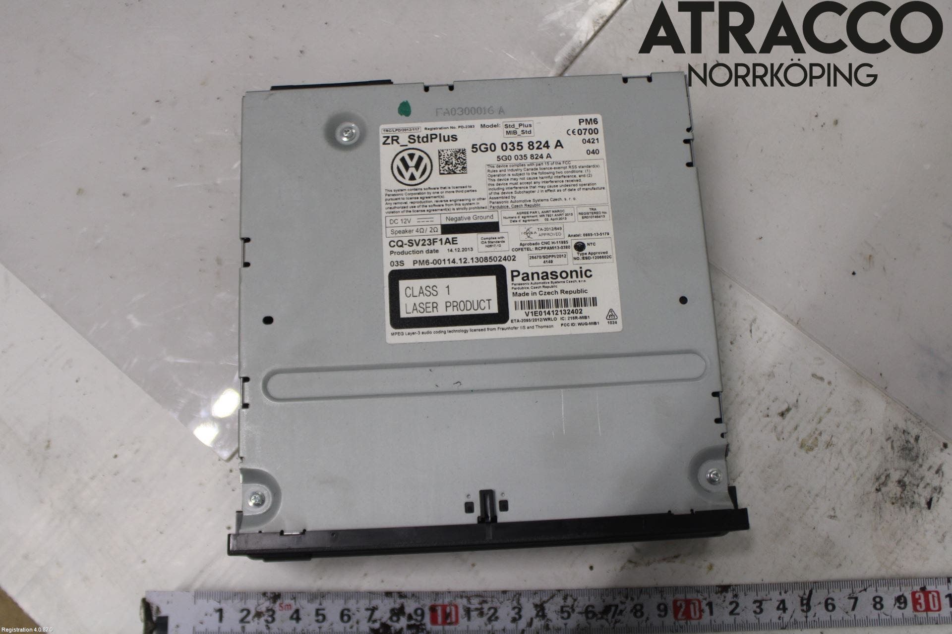 Volkswagen VW GOLF / E-GOLF VII 13-20 Cd Radio - Multimediapanel