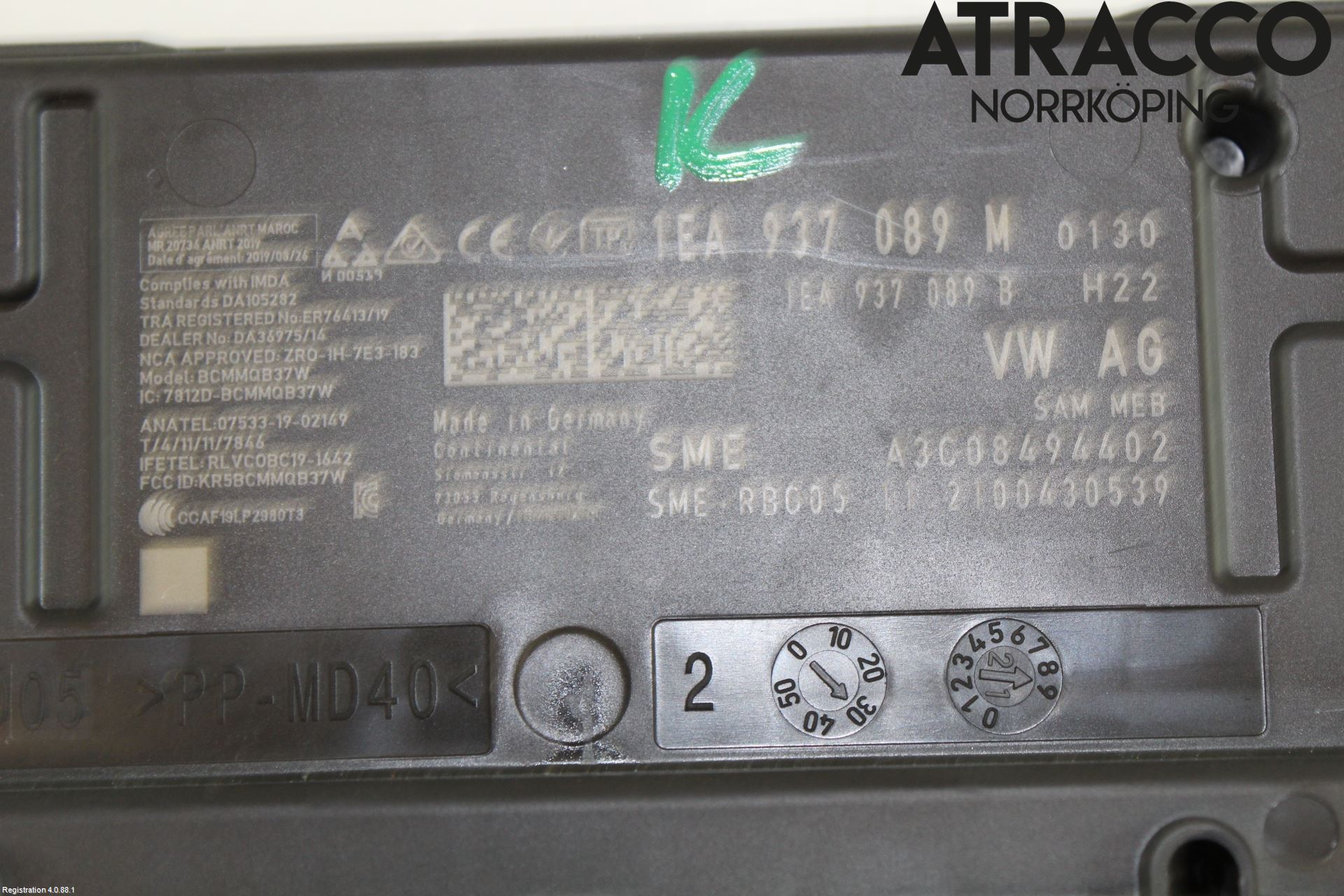 Volkswagen VW ID.4 21- Komfort Styrdon