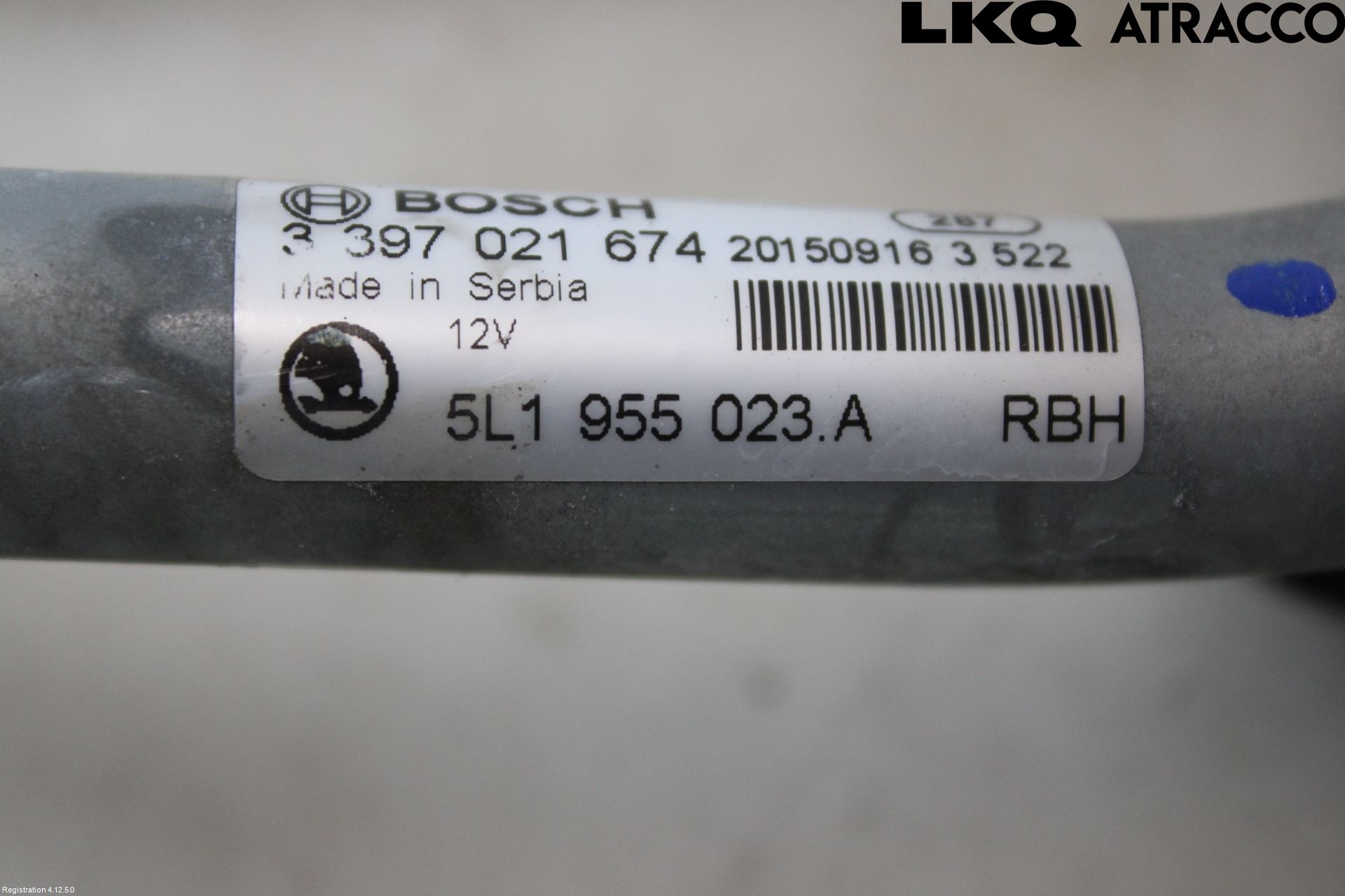 Skoda YETI Torkarmekanism Vindruta