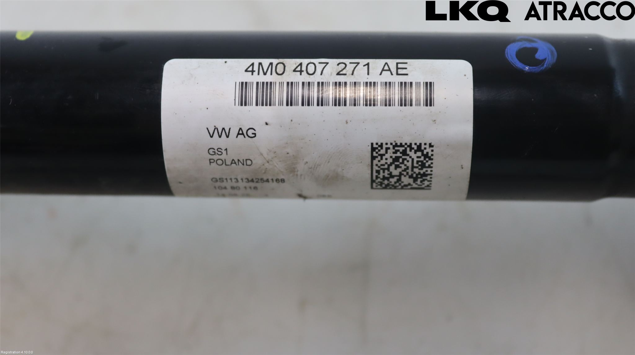 Volkswagen VW TOUAREG CR 18- Drivaxel Fram Vänster