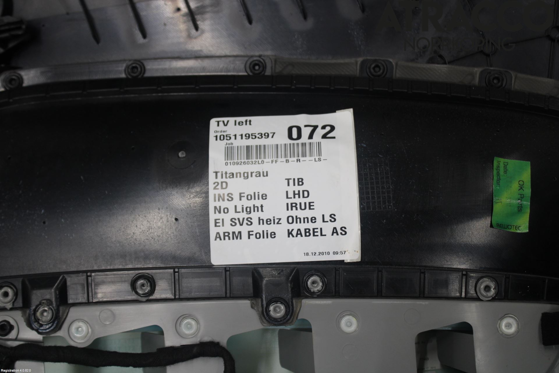 Audi A1/S1 11-18 Dörrklädsel Vä