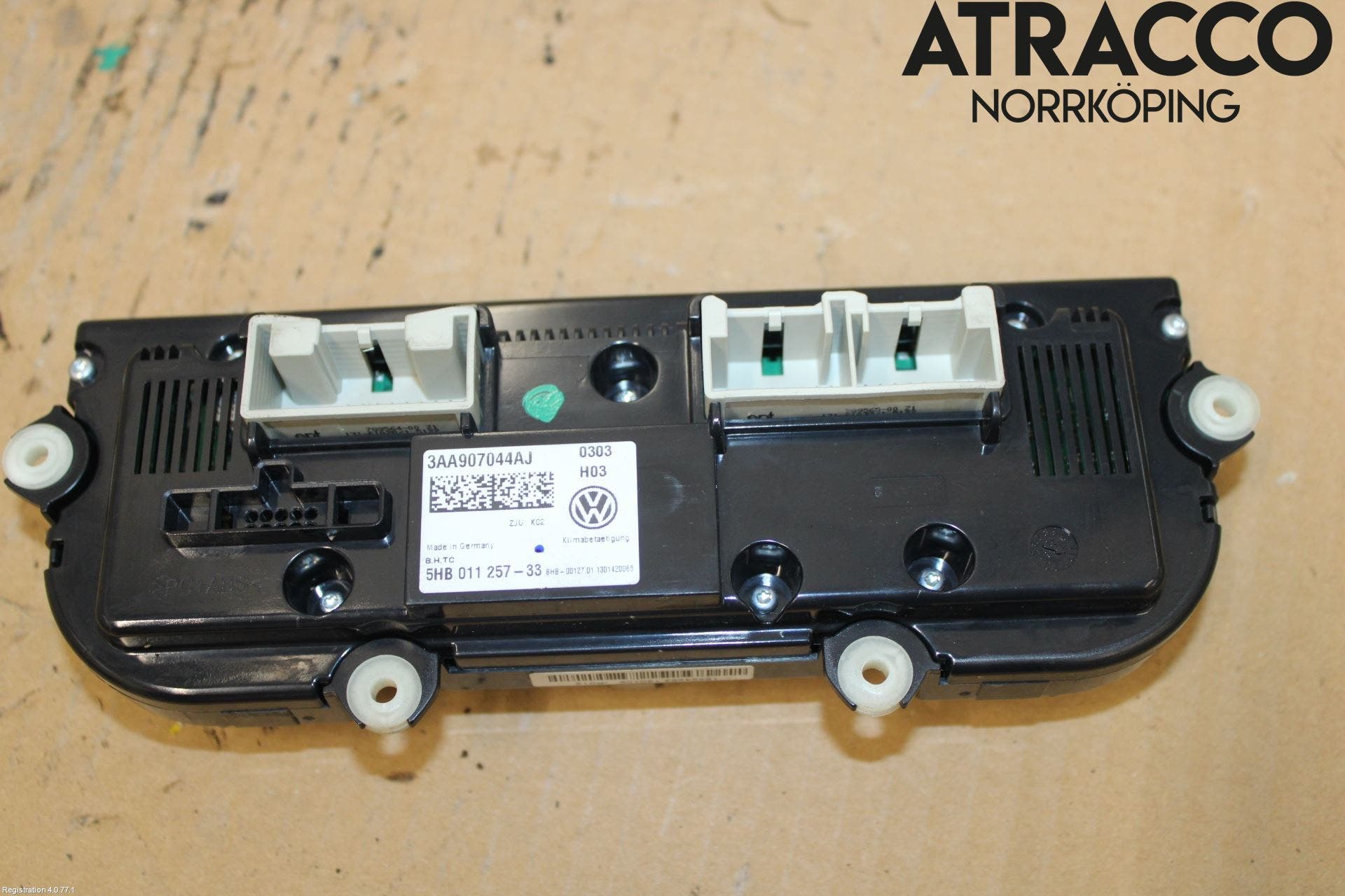 Volkswagen VW TOURAN 10-15 Värmereglage