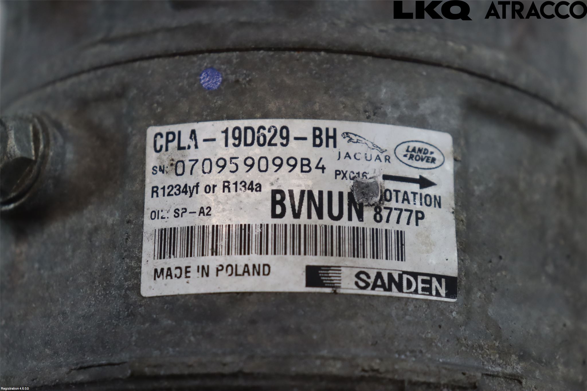 Jaguar F-PACE Ac Kompressor