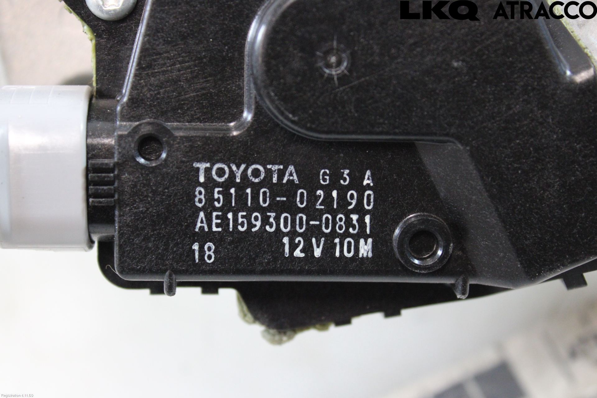 Toyota AURIS 10-12 Torkarmekanism Vindruta