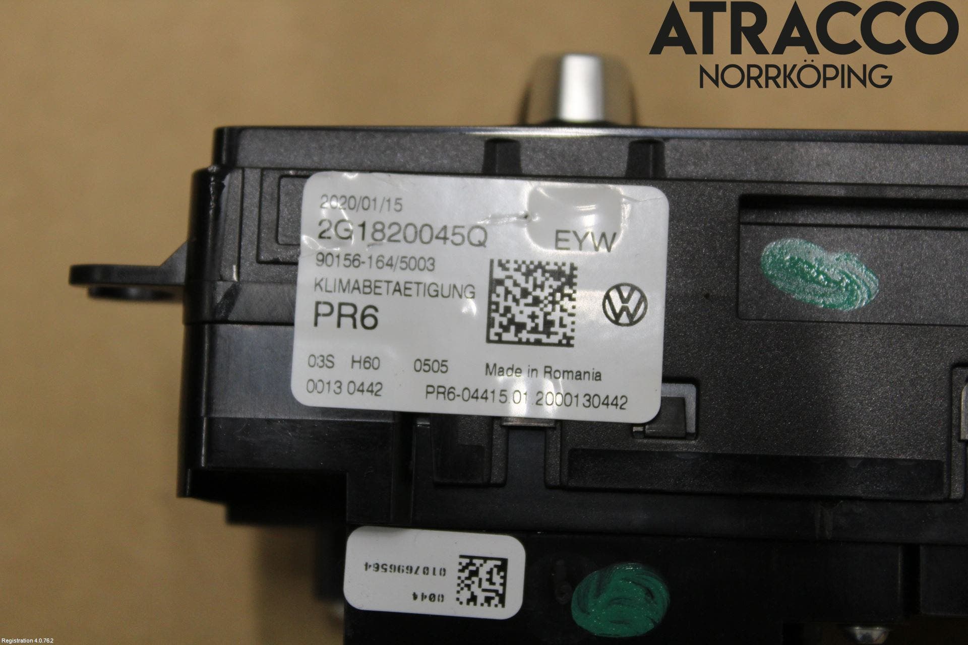 Volkswagen VW POLO VI 18->> Värmereglage