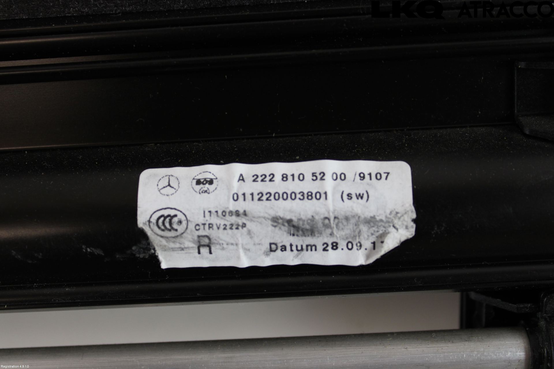 Mercedes-Benz MB S-KLASS (W222) 13-20 Bakrutejalusi