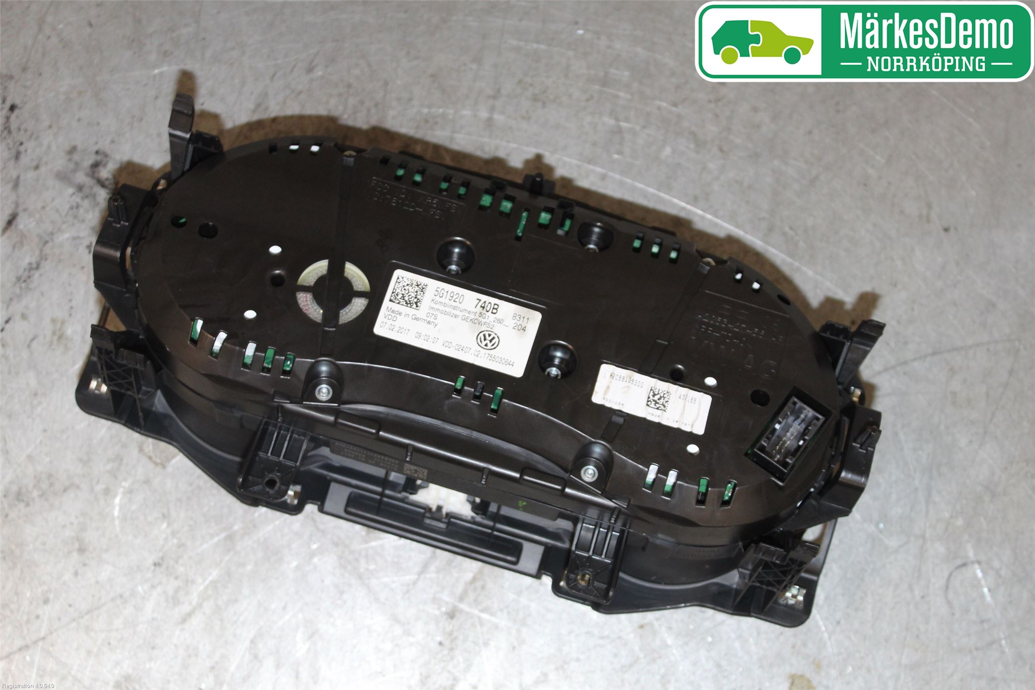 Volkswagen VW GOLF / E-GOLF VII 13-20 Instrument Komb