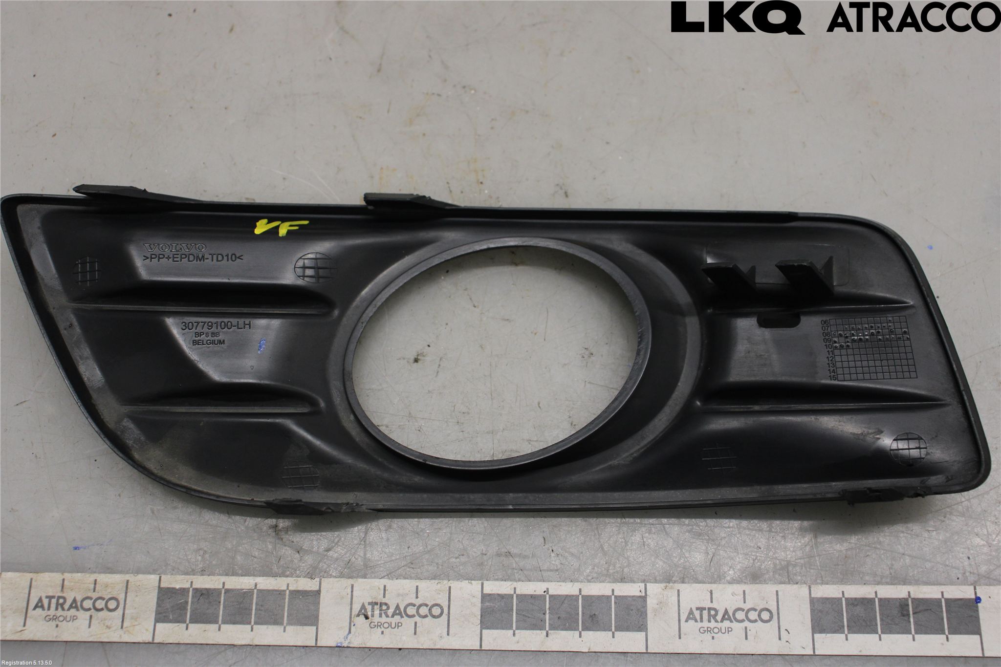 Volvo V50 08-12 Dimljussarg Fram