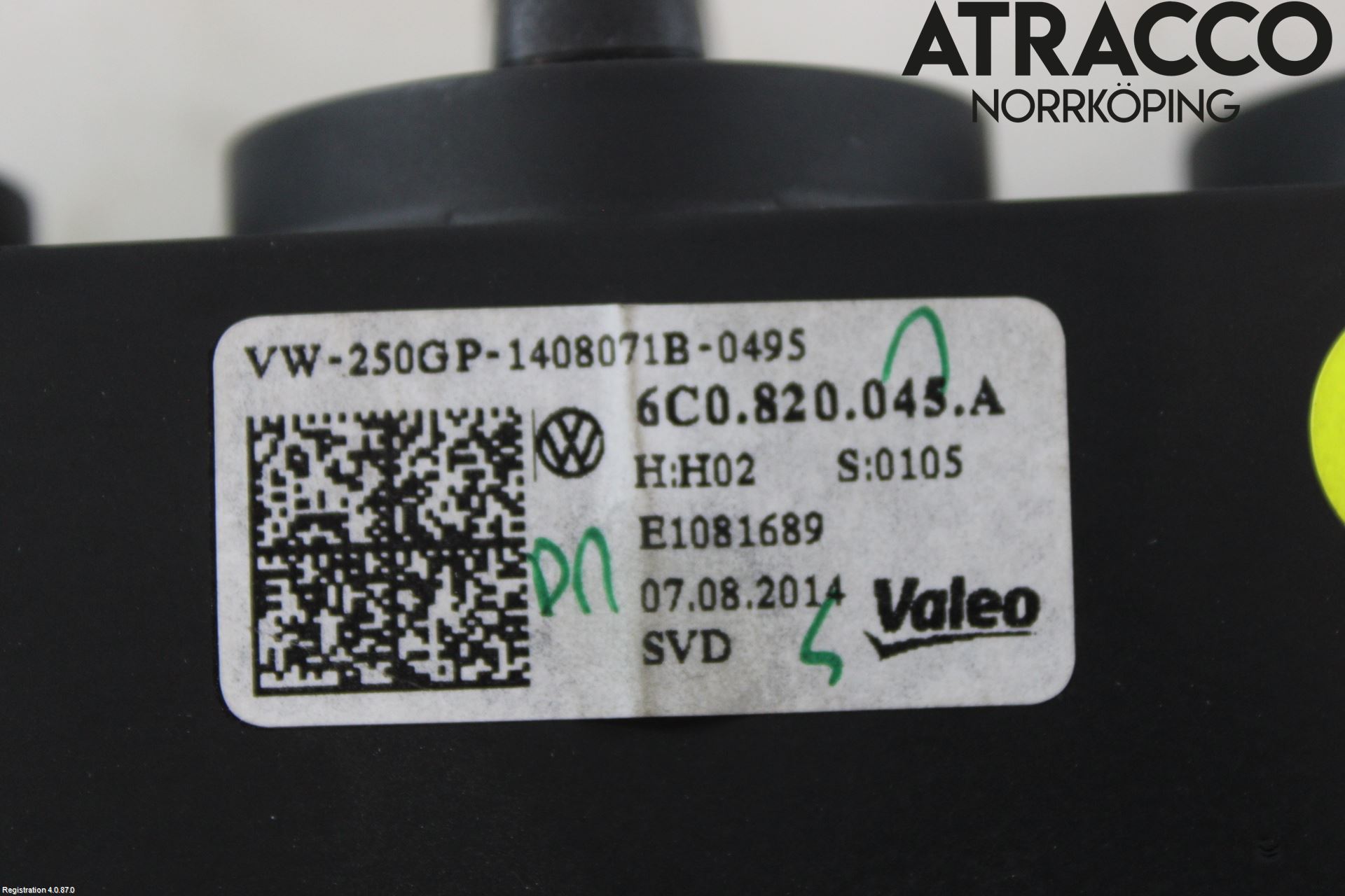 Volkswagen VW POLO 10-17 Värmereglage