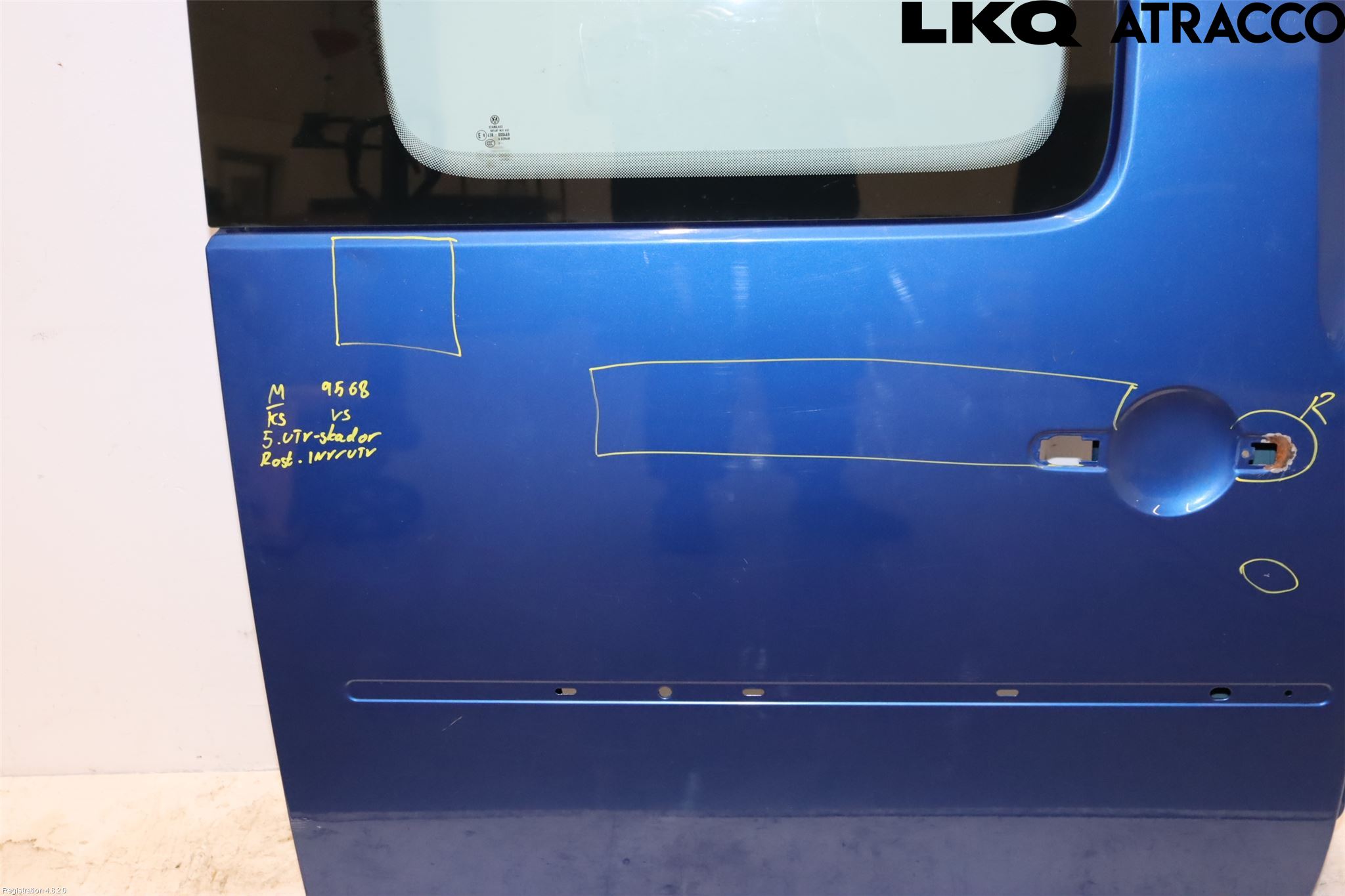 Volkswagen VW CADDY 11-15 Dörr Sido-Skjutdörr Vä