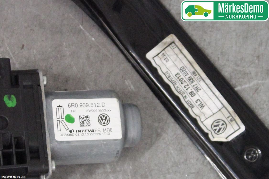 Volkswagen VW AMAROK 2H 10-22 Fönsterhiss El Kompl