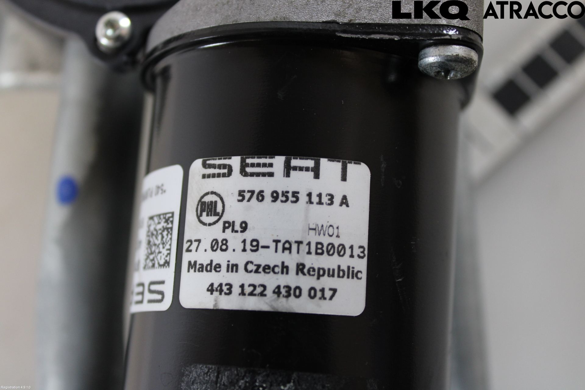 Seat ATECA 16->> Torkarmekanism Vindruta