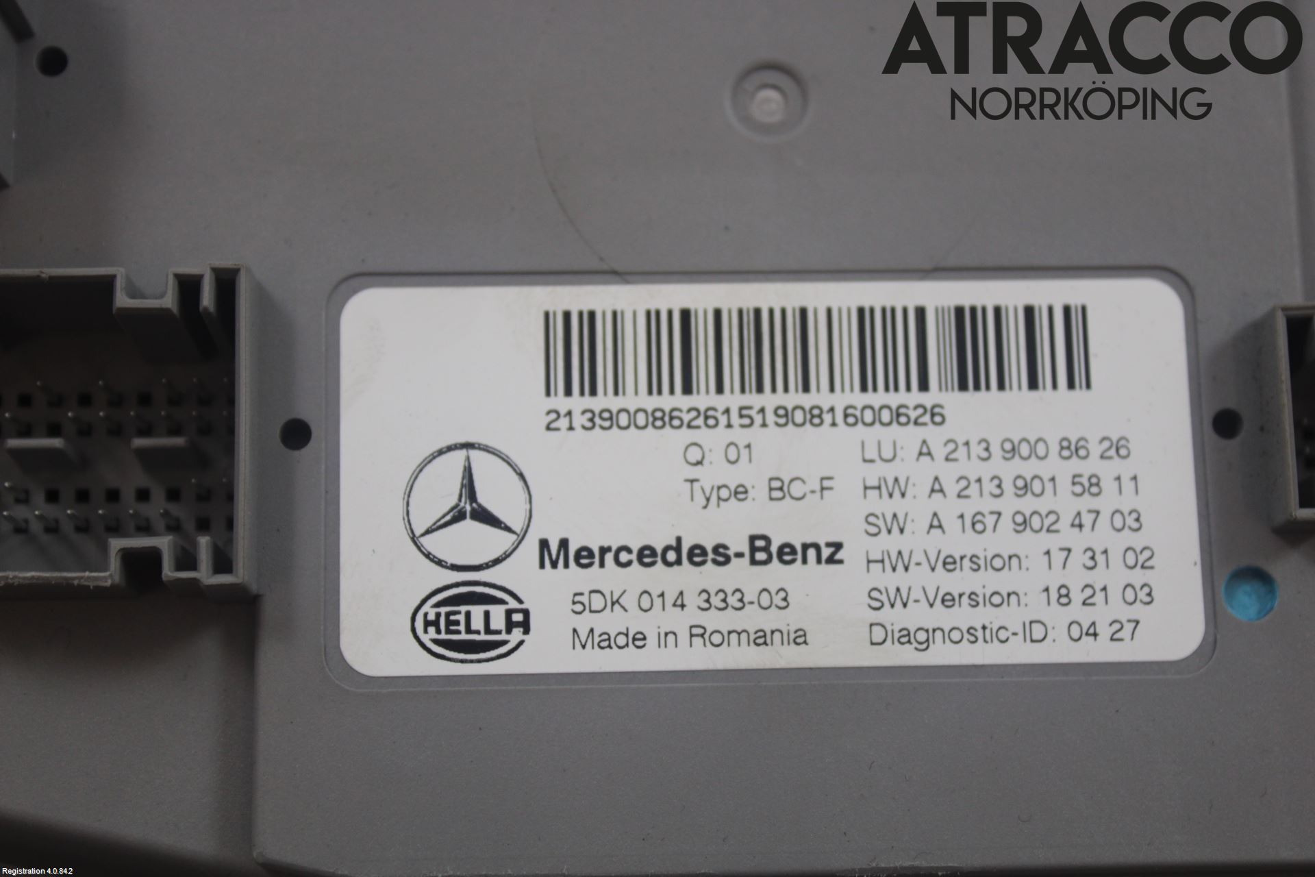 Mercedes-Benz MB E-KLASS (W213) 16-23 Komfort Styrdon