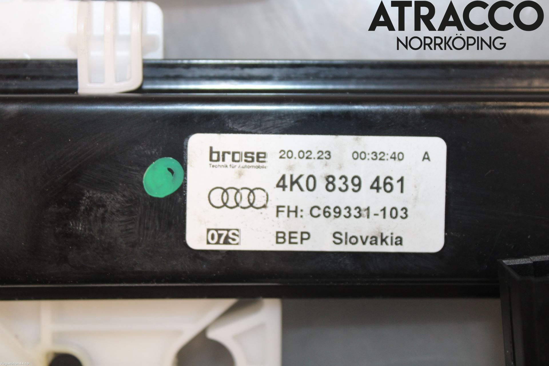 Audi A6/S6 E-TRON 24- Fönsterhiss El Kompl