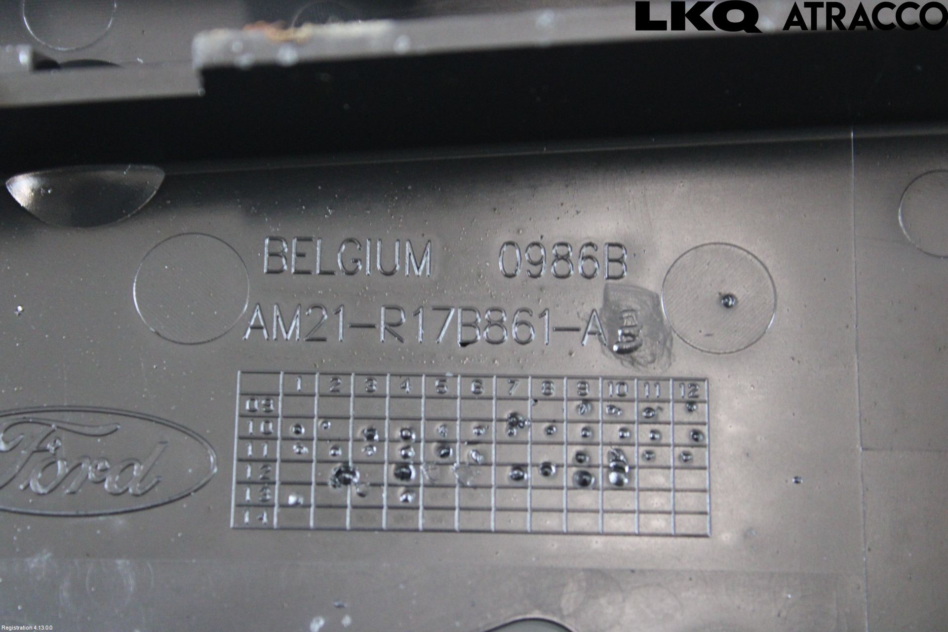Ford S-MAX 06-15 Stötfångardel Bak Mitt
