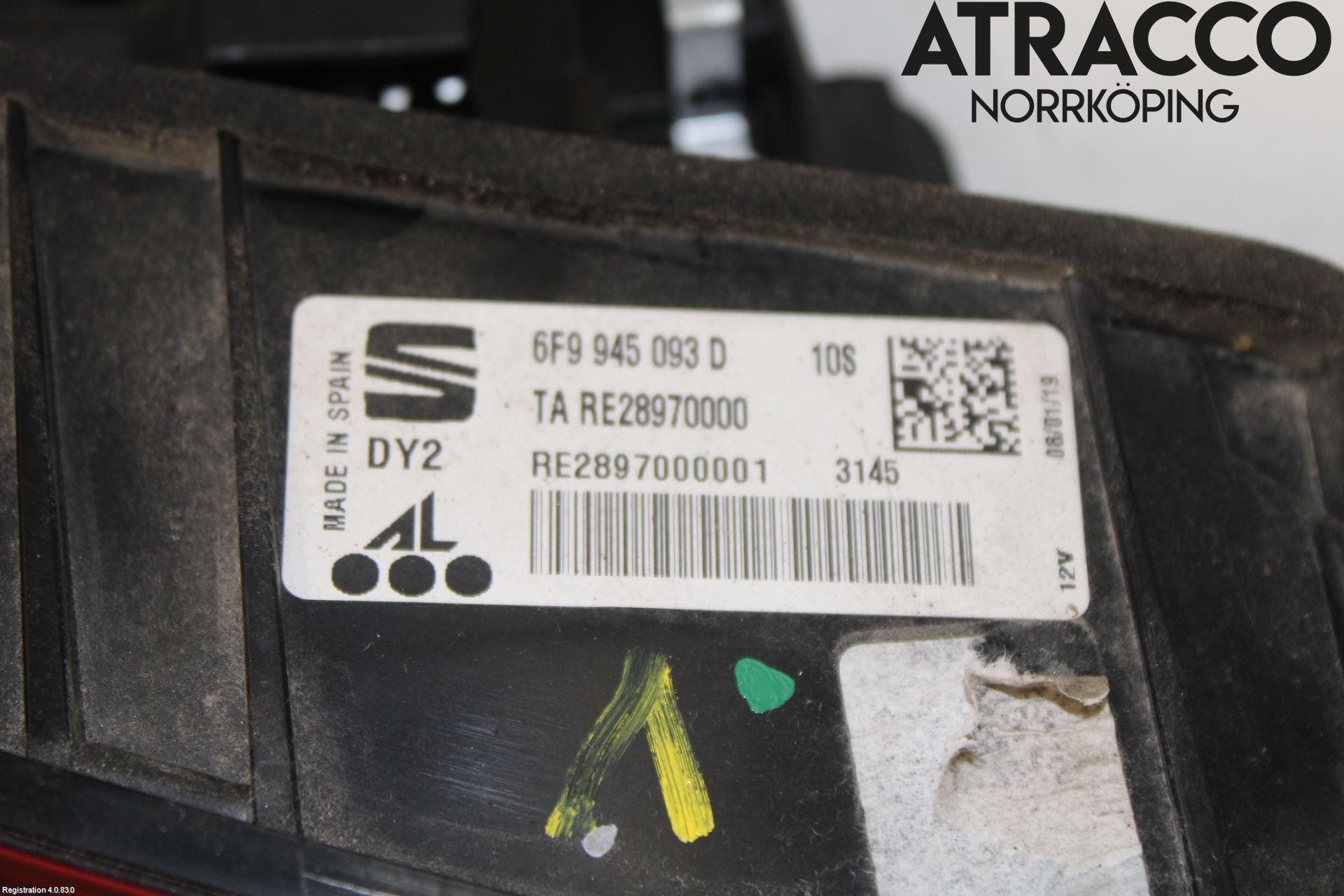 Seat ARONA Bakljus Lucka Vä