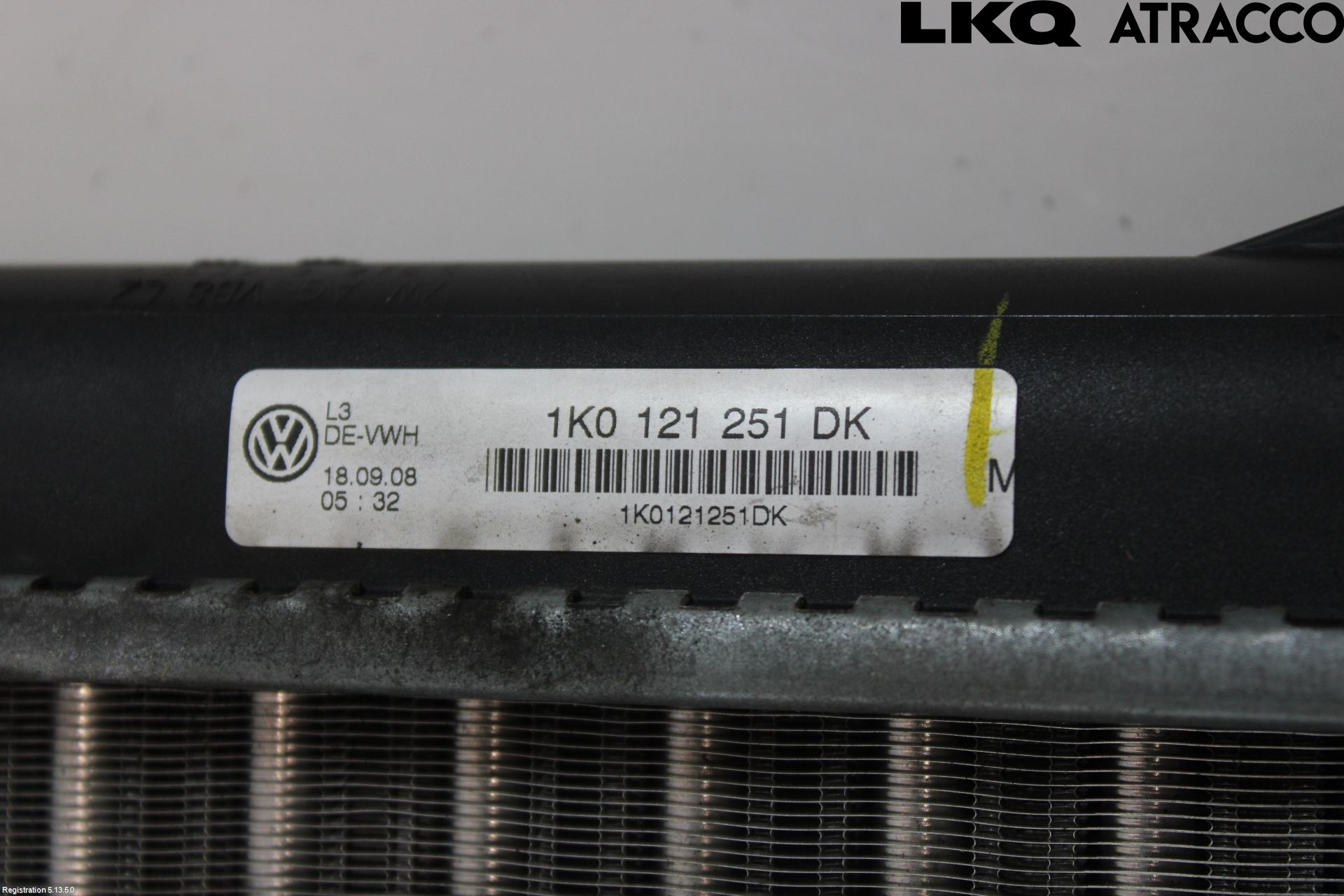 Volkswagen VW GOLF V 04-09 Kylare Man