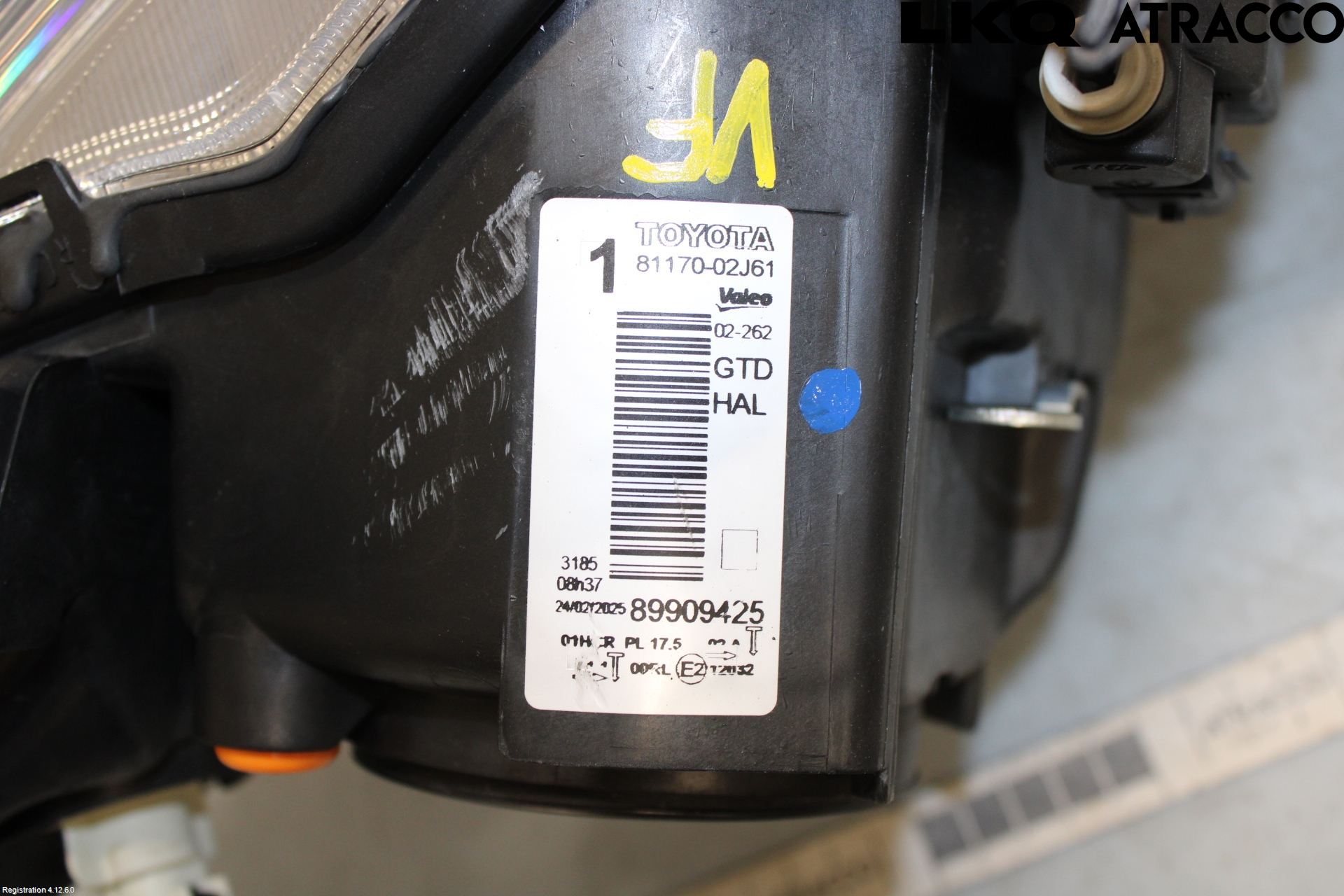 Toyota AURIS 13-19 Strålkastare Vänster