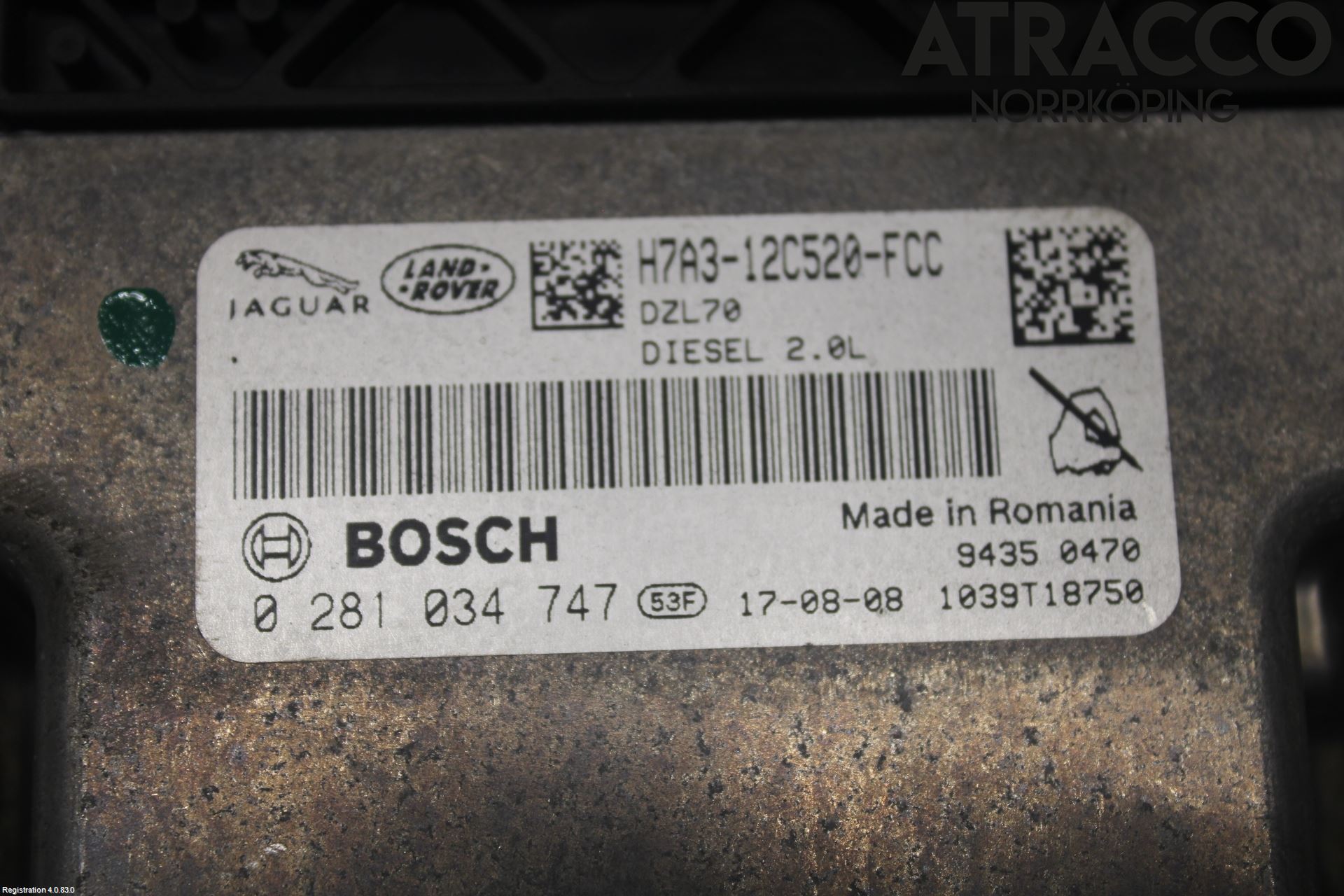 Jaguar XF (X260) 16-24 Styrenhet Inspump Diesel