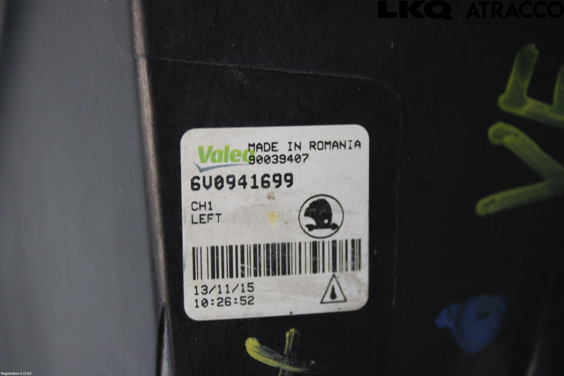 Skoda FABIA 15-21 Dimljus-Varselljus Fram