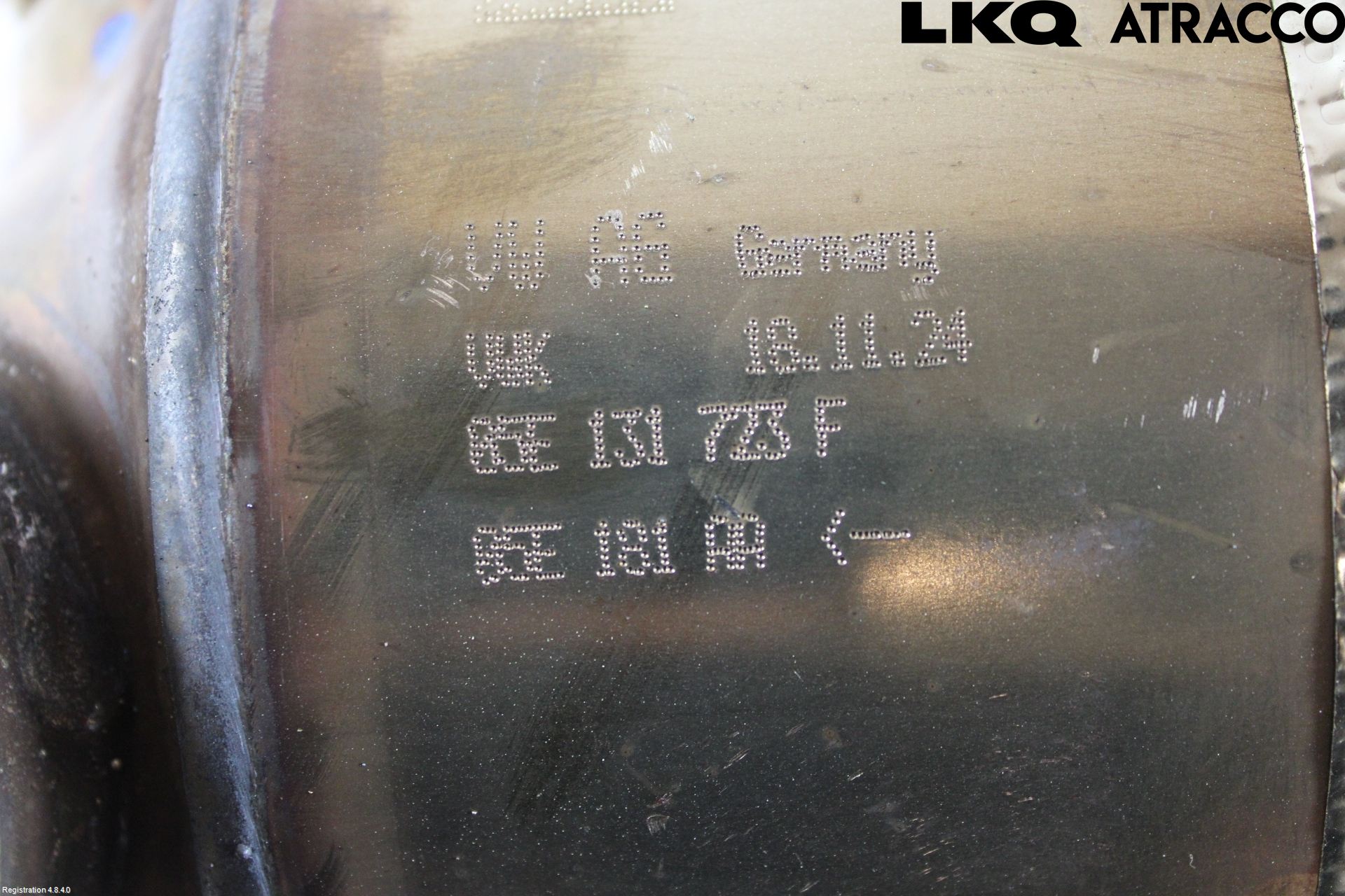 Volkswagen VW PASSAT 24- Avgas Partikelfilter