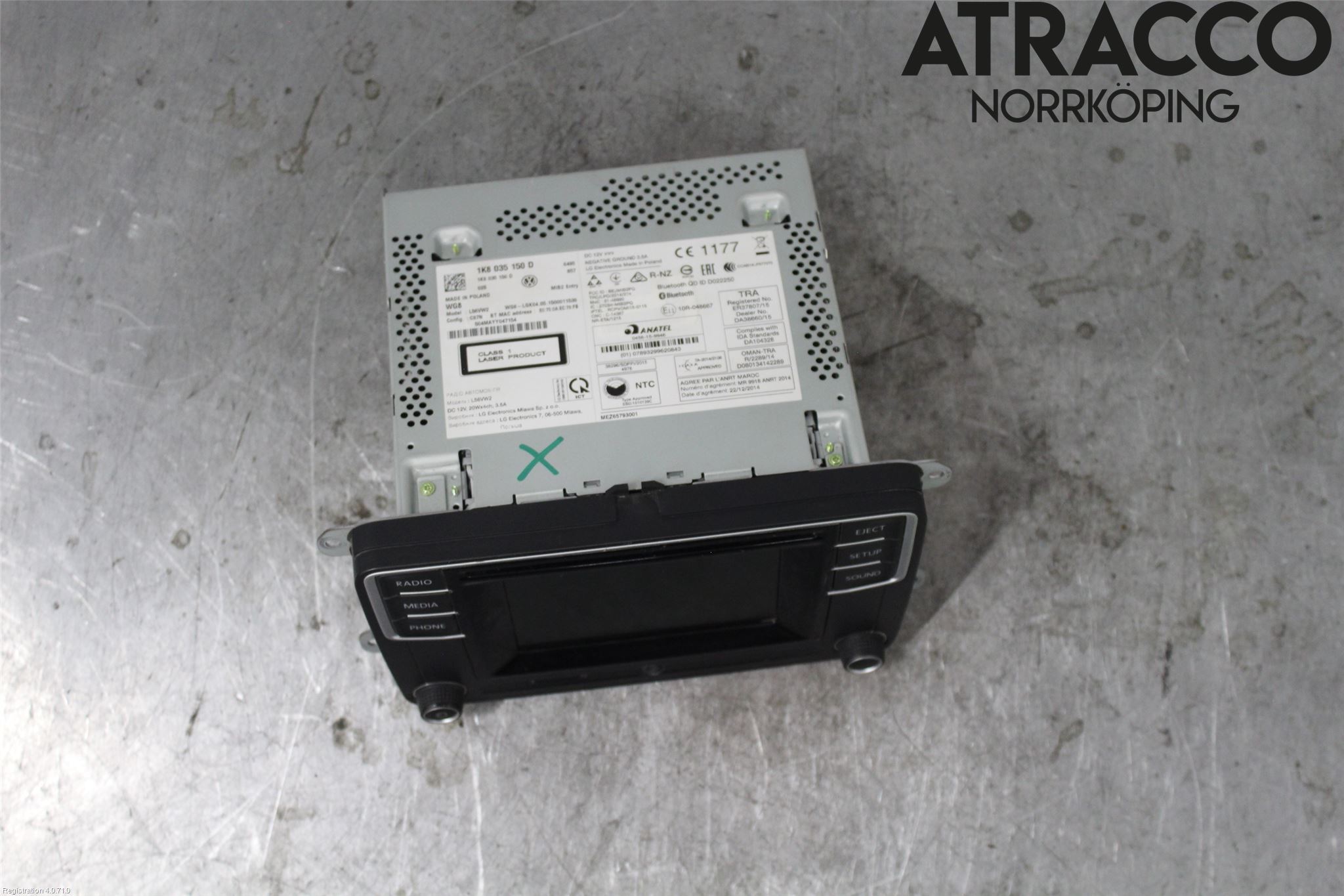 Volkswagen VW TRANSP/CARAVELLE (T6) 16-22 Cd Radio - Multimediapanel