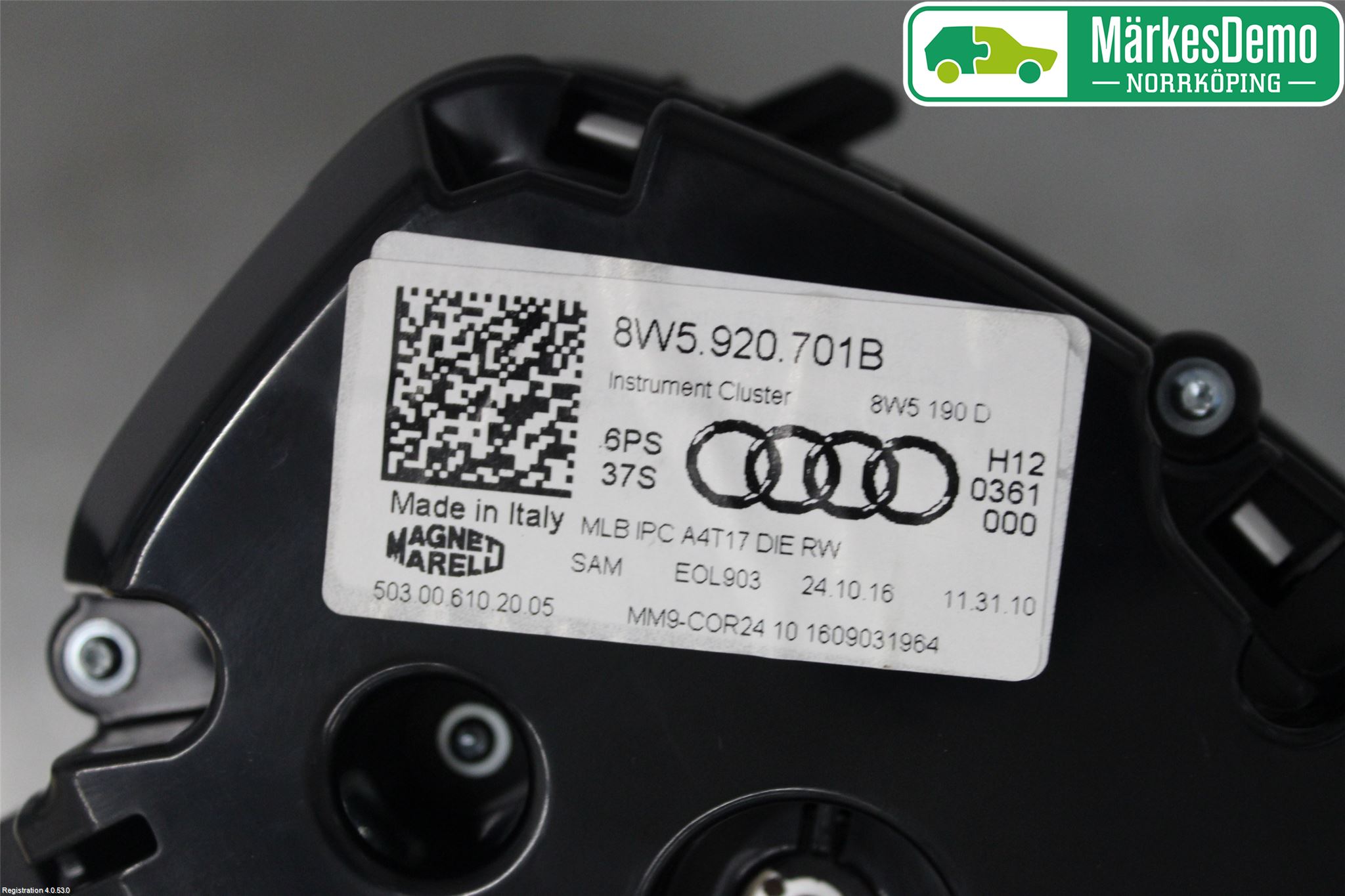 Audi A4/S4 B9 16-19 Instrument Komb